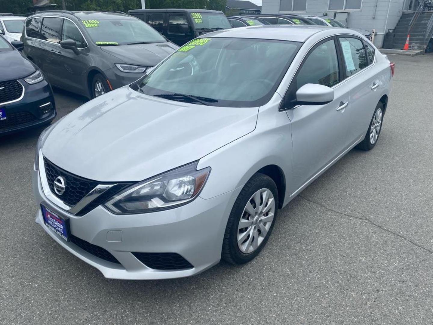 2017 SILVER NISSAN SENTRA S (3N1AB7AP8HY) with an 1.8L engine, Continuously Variable transmission, located at 929 East 8th Ave, Anchorage, AK, 99501, (907) 274-2277, 61.214783, -149.866074 - Photo#0
