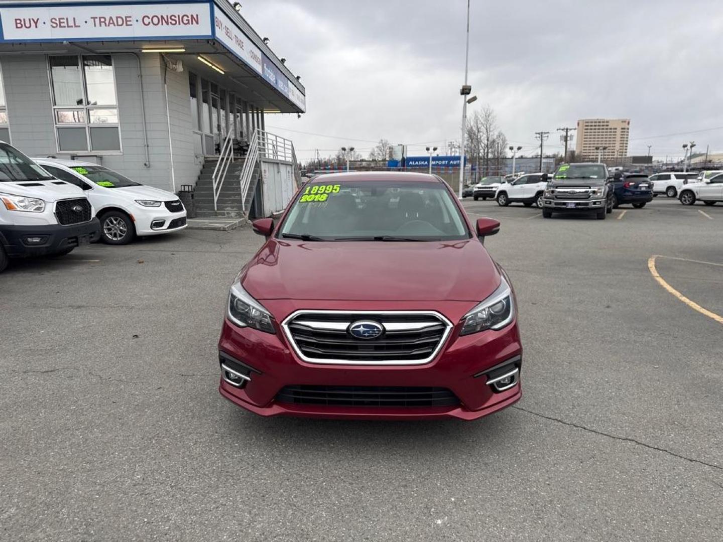 2018 MAROON SUBARU LEGACY 2.5I PREMIUM (4S3BNAF67J3) with an 2.5L engine, Continuously Variable transmission, located at 929 East 8th Ave, Anchorage, AK, 99501, (907) 274-2277, 61.214783, -149.866074 - Photo#0