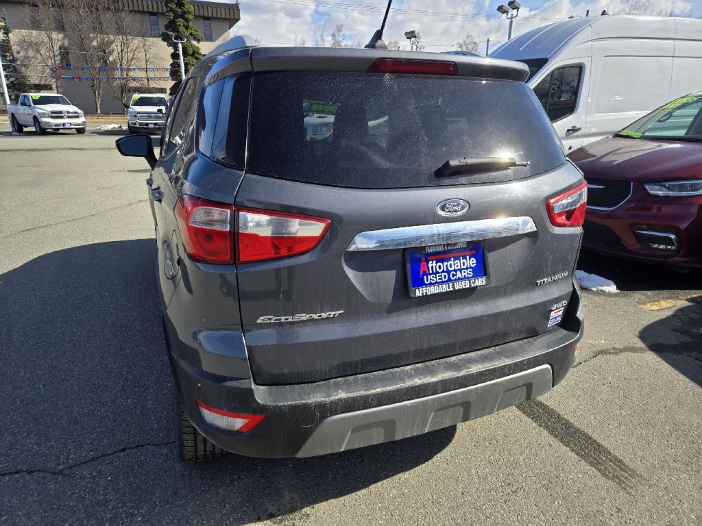 2019 GRAY FORD ECOSPORT TITANIUM (MAJ6S3KL1KC) with an 2.0L engine, Automatic transmission, located at 929 East 8th Ave, Anchorage, AK, 99501, (907) 274-2277, 61.214783, -149.866074- Photo#2