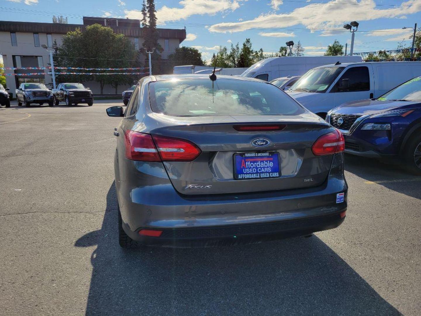 2018 GRAY FORD FOCUS SEL (1FADP3H27JL) with an 2.0L engine, Automatic transmission, located at 929 East 8th Ave, Anchorage, AK, 99501, (907) 274-2277, 61.214783, -149.866074 - Photo#2