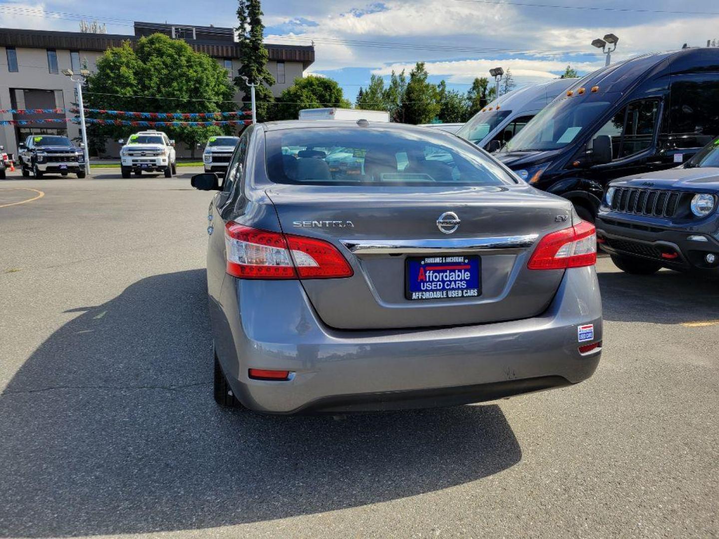 2015 GRAY NISSAN SENTRA S (3N1AB7AP9FY) with an 1.8L engine, Continuously Variable transmission, located at 929 East 8th Ave, Anchorage, AK, 99501, (907) 274-2277, 61.214783, -149.866074 - Photo#2