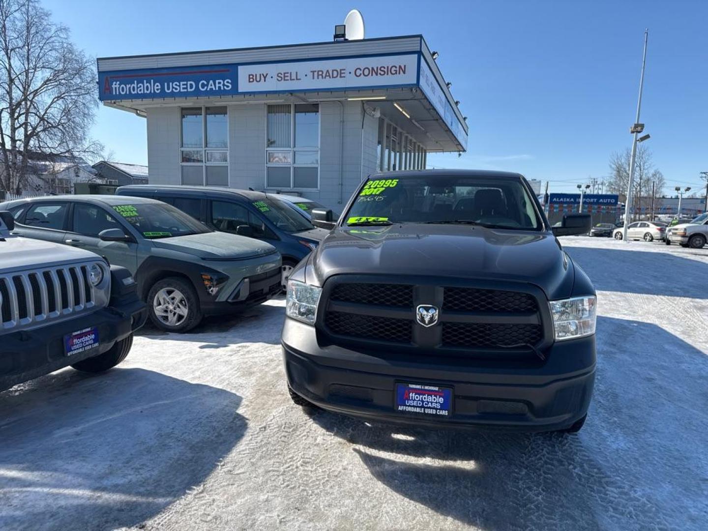 2017 GRAY RAM 1500 ST (1C6RR7FTXHS) with an 5.7L engine, Automatic transmission, located at 929 East 8th Ave, Anchorage, AK, 99501, (907) 274-2277, 61.214783, -149.866074 - Photo#0