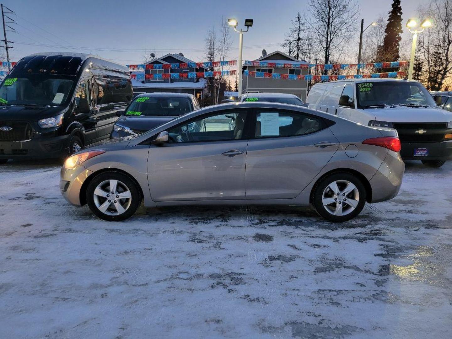 2013 BROWN HYUNDAI ELANTRA GLS (5NPDH4AE7DH) with an 1.8L engine, Automatic transmission, located at 929 East 8th Ave, Anchorage, AK, 99501, (907) 274-2277, 61.214783, -149.866074 - Photo#1