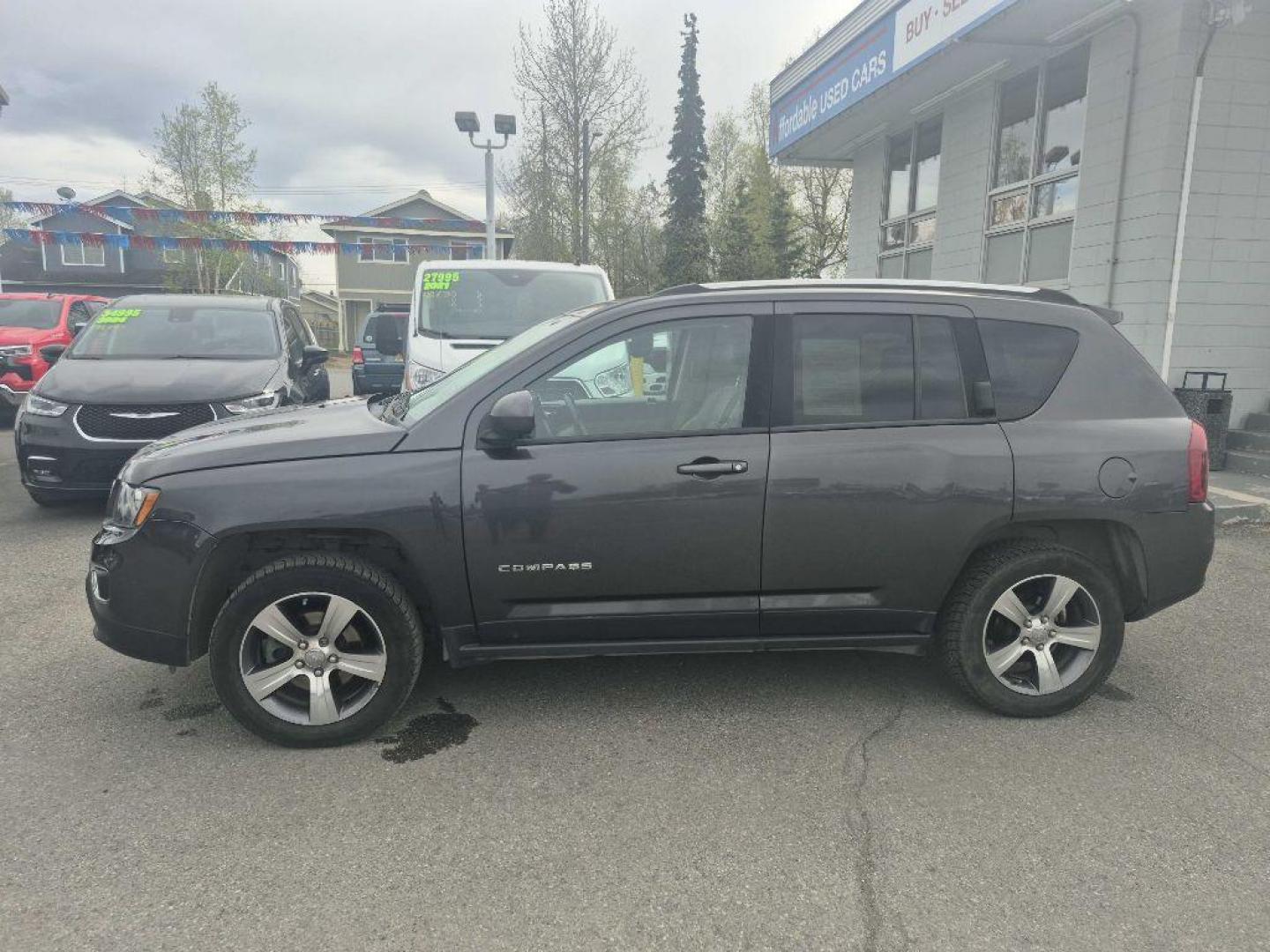 2016 BROWN JEEP COMPASS LATITUDE (1C4NJDEB9GD) with an 2.4L engine, Automatic transmission, located at 929 East 8th Ave, Anchorage, AK, 99501, (907) 274-2277, 61.214783, -149.866074 - Photo#1