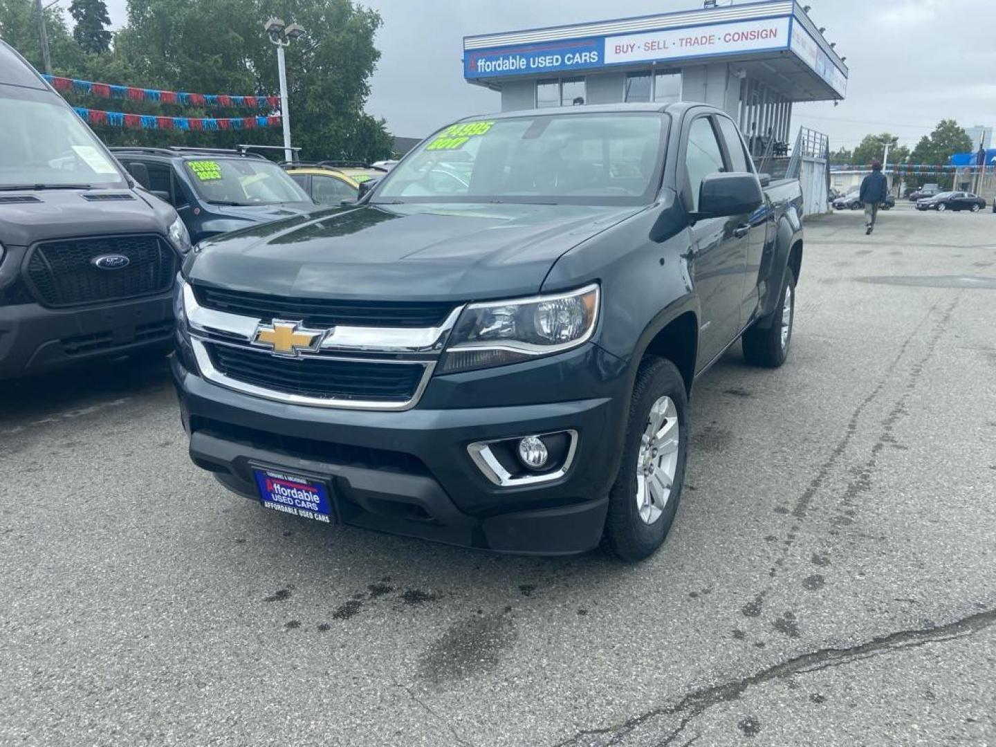 2017 BLUE CHEVROLET COLORADO LT (1GCHTCEN5H1) with an 3.6L engine, Automatic transmission, located at 929 East 8th Ave, Anchorage, AK, 99501, (907) 274-2277, 61.214783, -149.866074 - Photo#0