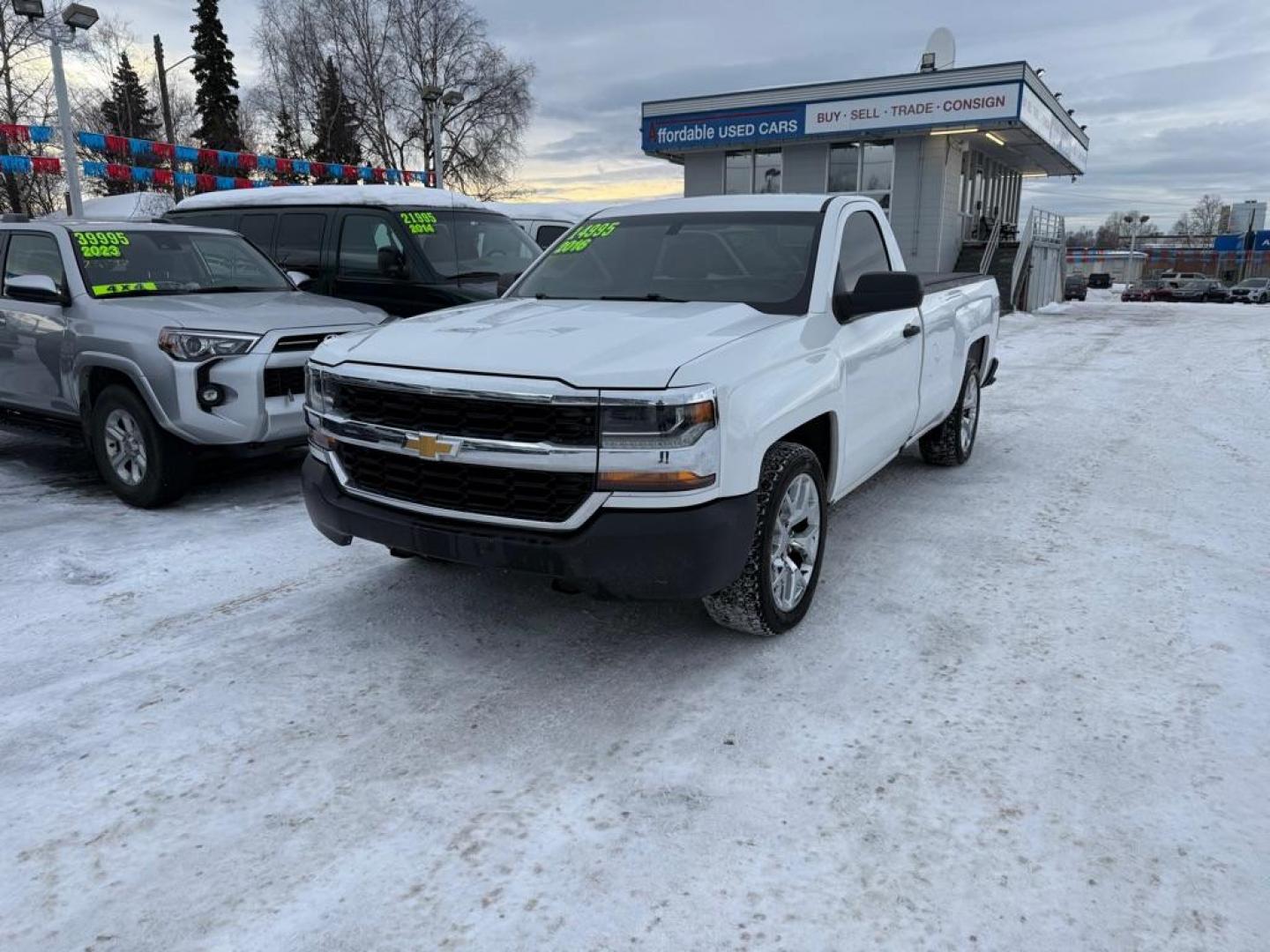 2016 WHITE CHEVROLET SILVERADO 1500 (1GCNCNEH5GZ) with an 4.3L engine, Automatic transmission, located at 929 East 8th Ave, Anchorage, AK, 99501, (907) 274-2277, 61.214783, -149.866074 - Photo#5