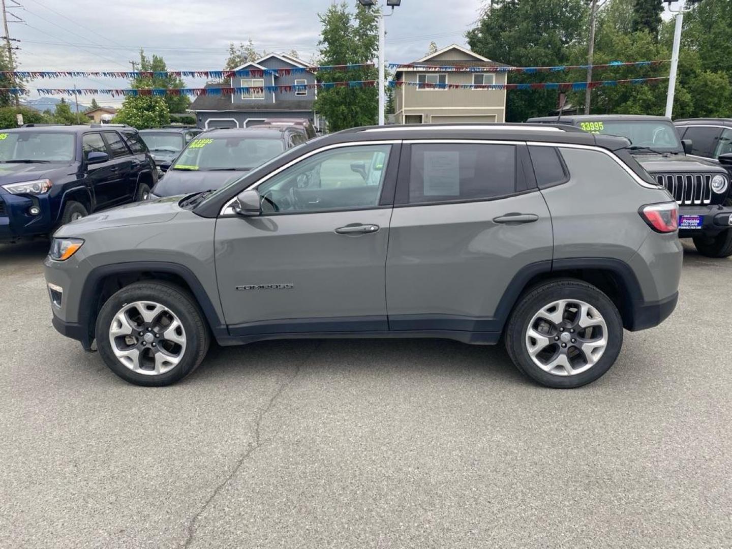 2019 GRAY JEEP COMPASS LIMITED (3C4NJDCB3KT) with an 2.4L engine, Automatic transmission, located at 929 East 8th Ave, Anchorage, AK, 99501, (907) 274-2277, 61.214783, -149.866074 - Photo#1