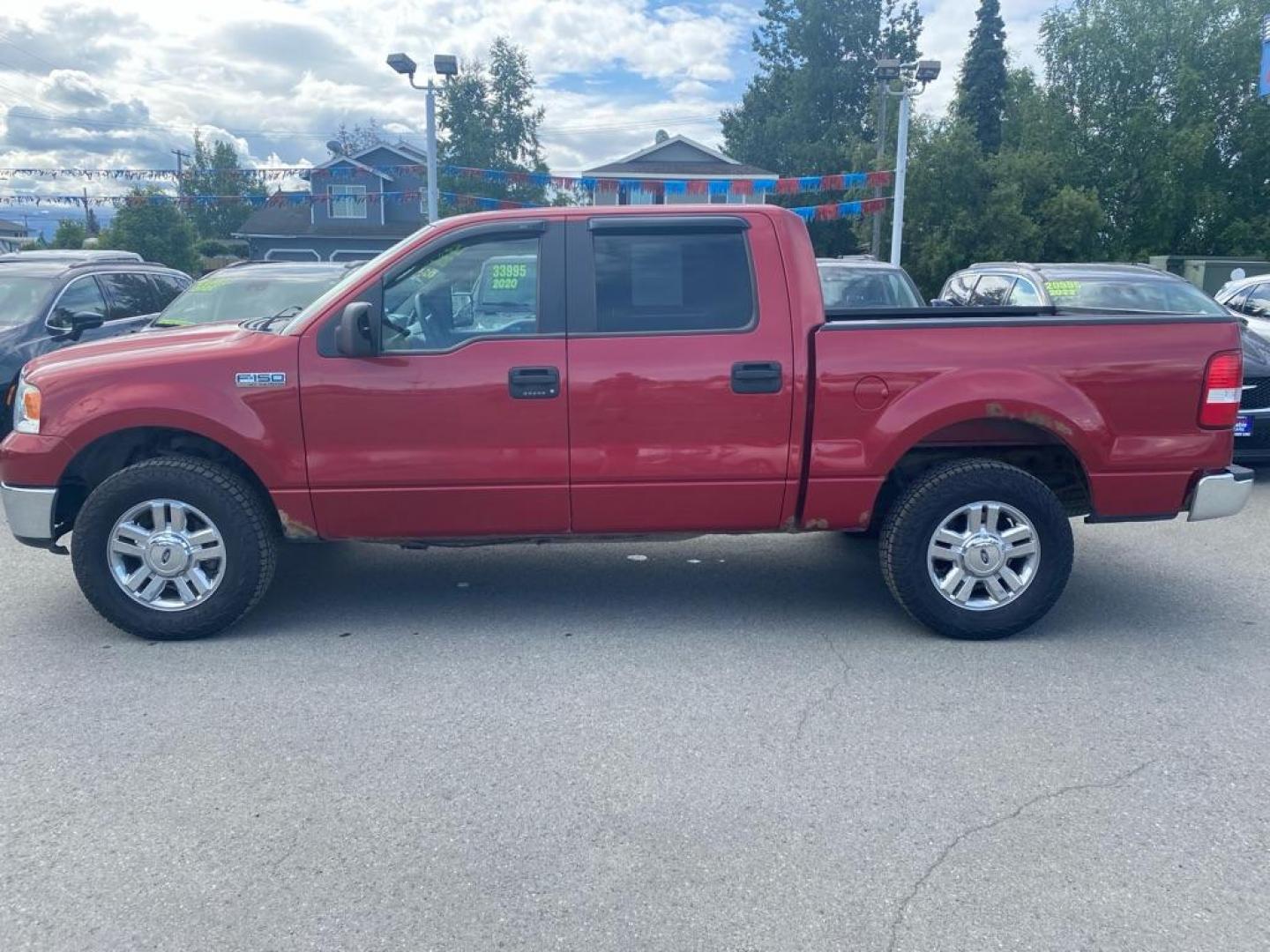 2008 MAROON FORD F150 SUPERCREW XLT (1FTPW14V68F) with an 5.4L engine, Automatic transmission, located at 929 East 8th Ave, Anchorage, AK, 99501, (907) 274-2277, 61.214783, -149.866074 - Photo#1