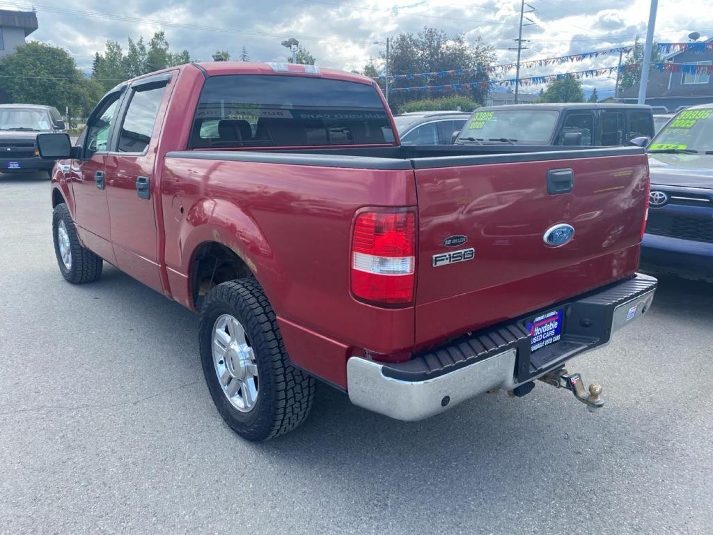 2008 MAROON FORD F150 SUPERCREW XLT (1FTPW14V68F) with an 5.4L engine, Automatic transmission, located at 929 East 8th Ave, Anchorage, AK, 99501, (907) 274-2277, 61.214783, -149.866074 - Photo#2