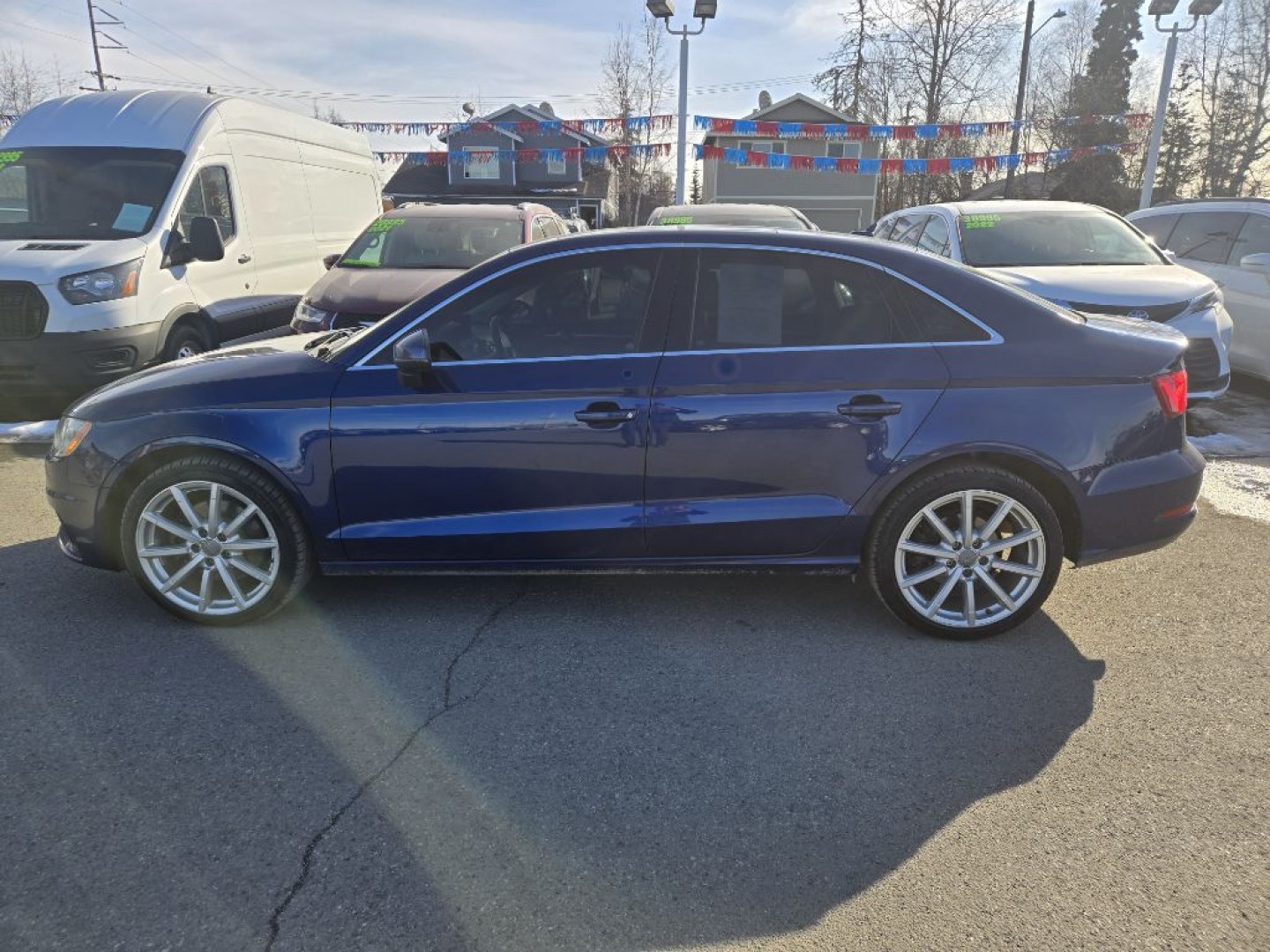 2015 BLUE AUDI A3 PREMIUM PLUS (WAUEFGFF7F1) with an 2.0L engine, Automatic transmission, located at 929 East 8th Ave, Anchorage, AK, 99501, (907) 274-2277, 61.214783, -149.866074- Photo#1