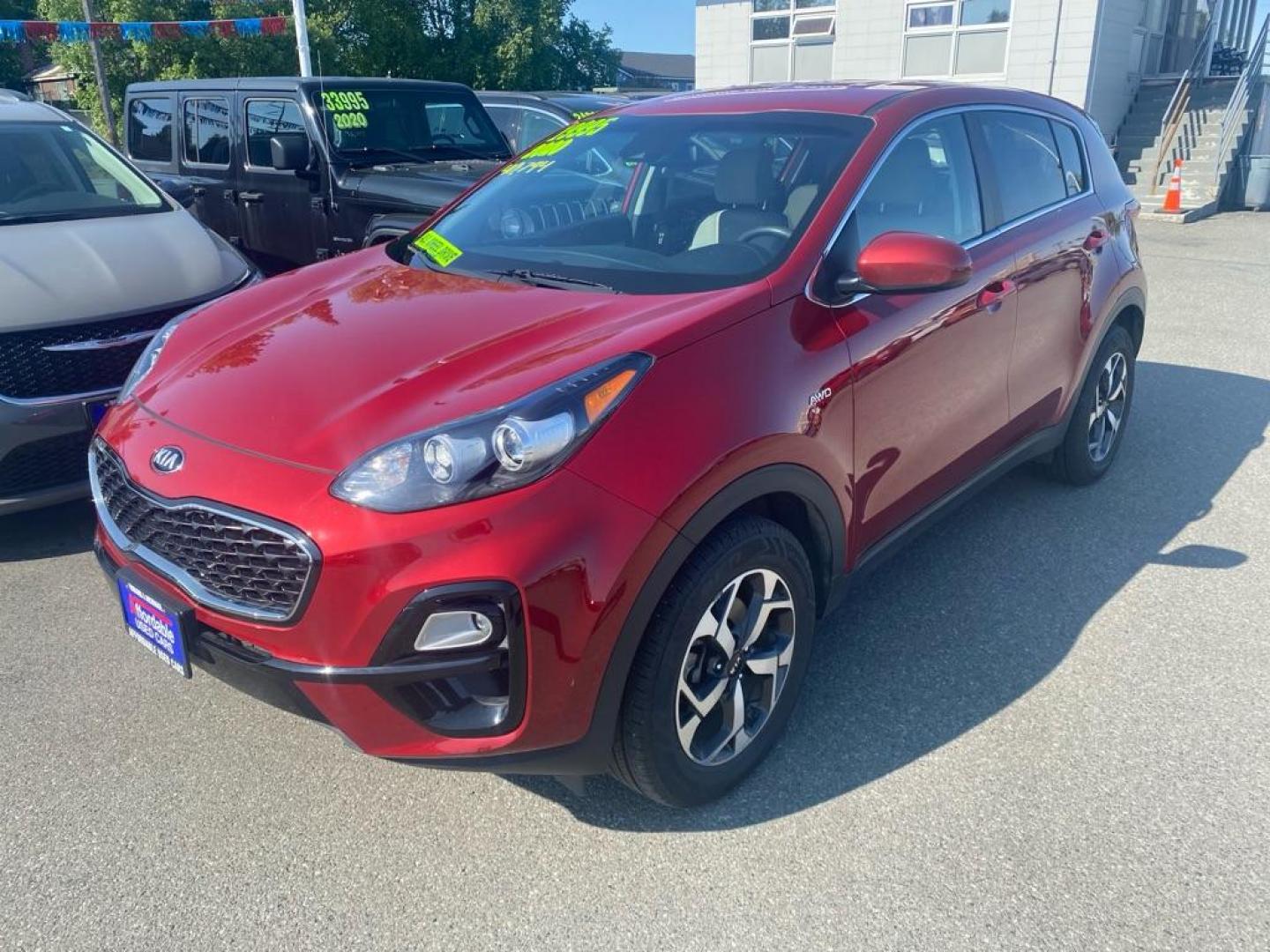 2020 MAROON KIA SPORTAGE LX (KNDPMCAC6L7) with an 2.4L engine, Automatic transmission, located at 929 East 8th Ave, Anchorage, AK, 99501, (907) 274-2277, 61.214783, -149.866074 - Photo#0
