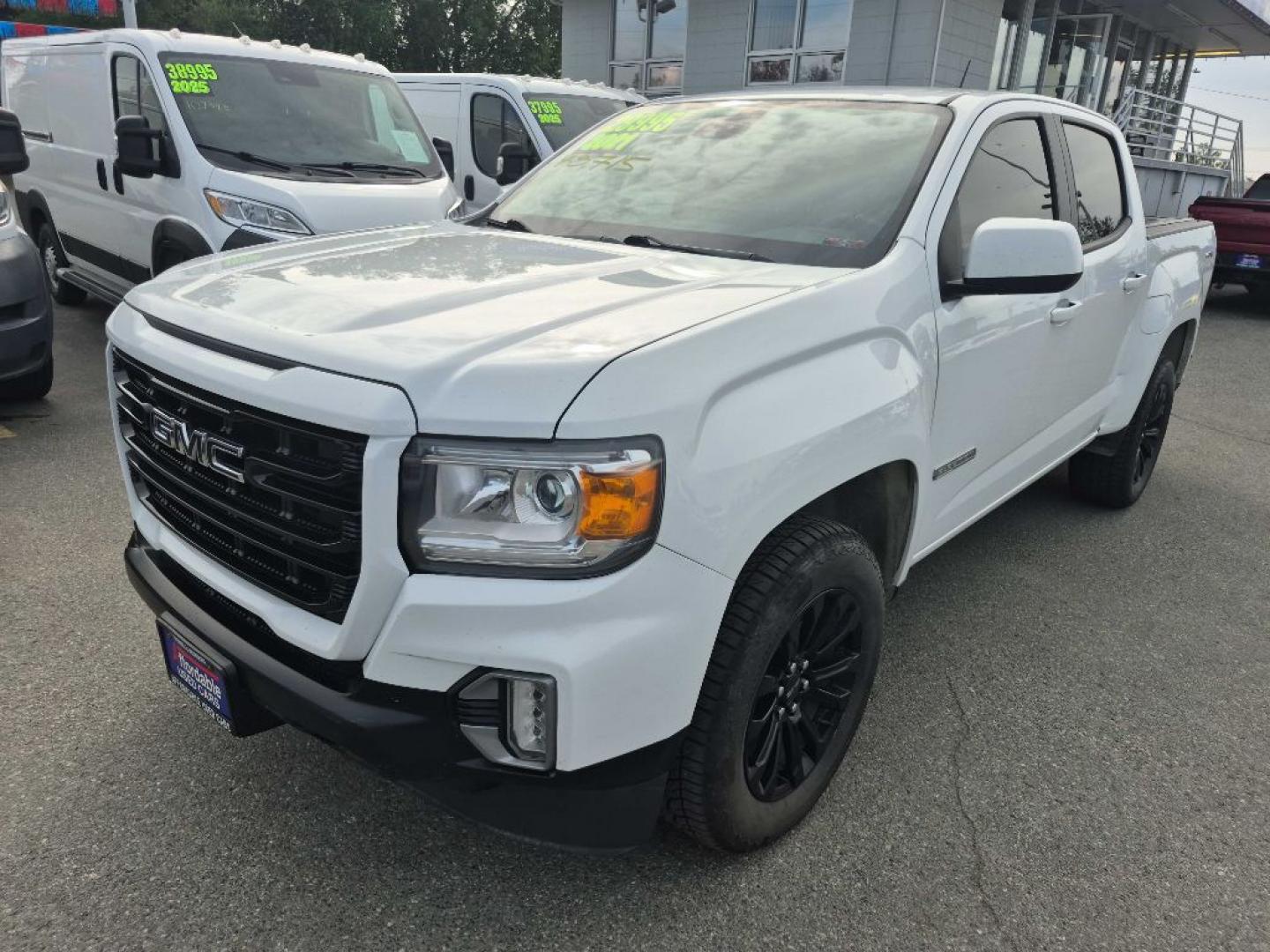 2021 WHITE GMC CANYON ELEVATION (1GTG6CEN7M1) with an 3.6L engine, Automatic transmission, located at 929 East 8th Ave, Anchorage, AK, 99501, (907) 274-2277, 61.214783, -149.866074- Photo#0