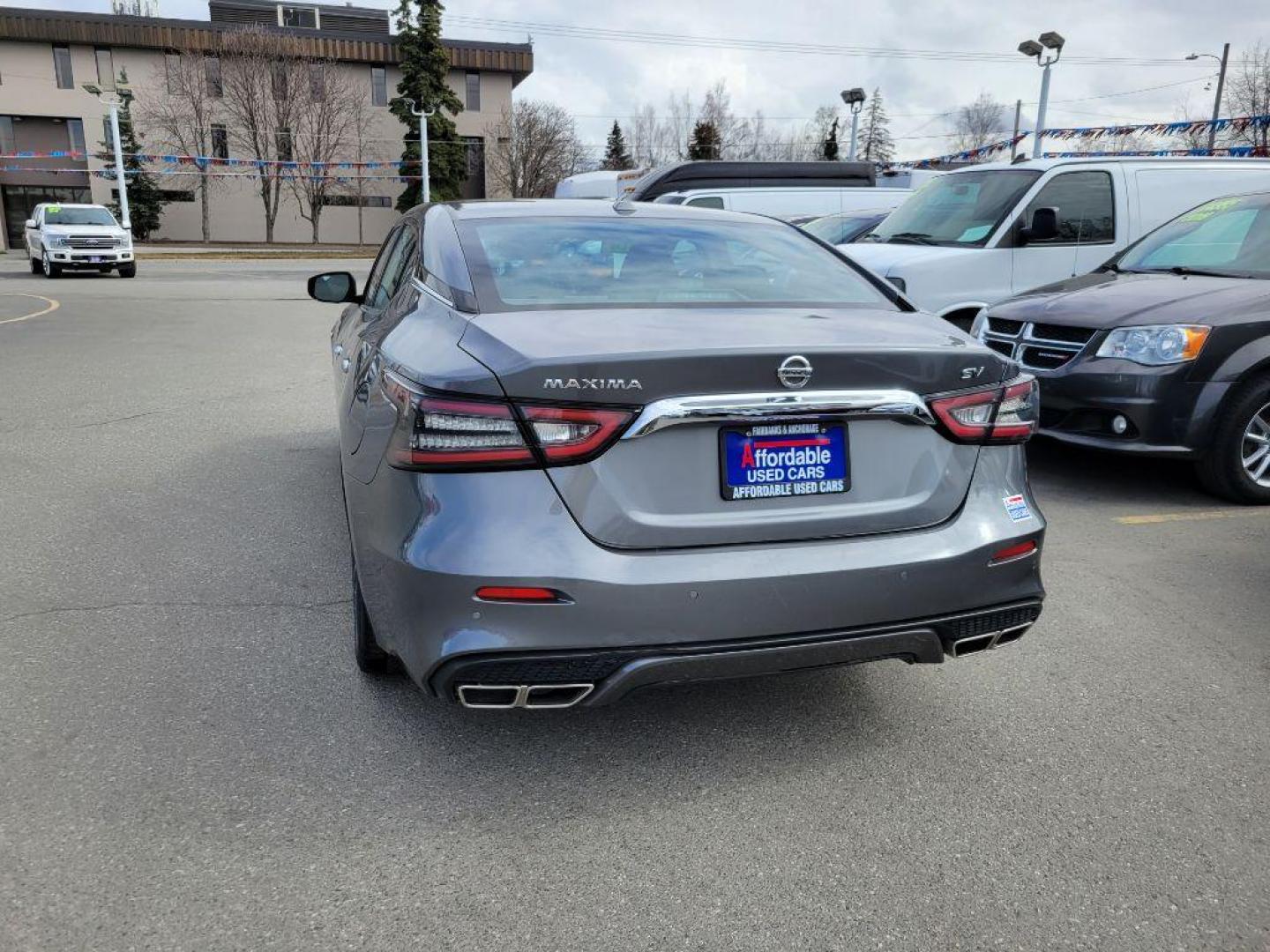 2021 GREY NISSAN MAXIMA SV (1N4AA6CV6MC) with an 3.5L engine, Continuously Variable transmission, located at 929 East 8th Ave, Anchorage, AK, 99501, (907) 274-2277, 61.214783, -149.866074 - Photo#2