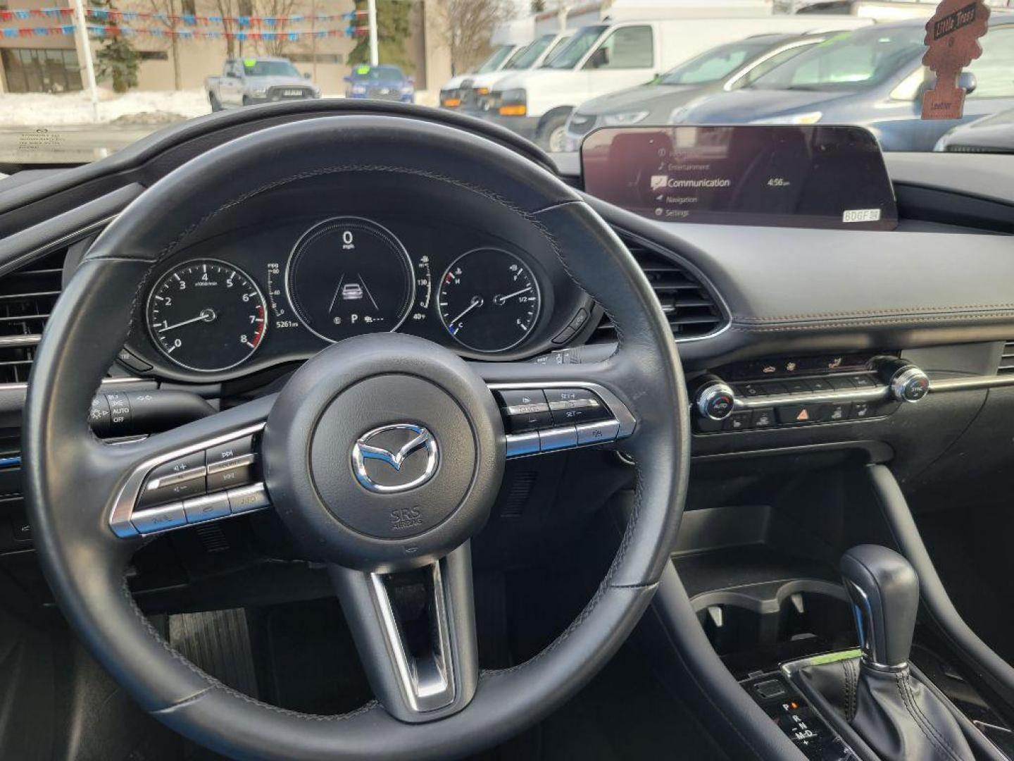 2022 BLACK MAZDA 3 PREFERRED (3MZBPBCL6NM) with an 2.5L engine, Automatic transmission, located at 929 East 8th Ave, Anchorage, AK, 99501, (907) 274-2277, 61.214783, -149.866074 - Photo#4