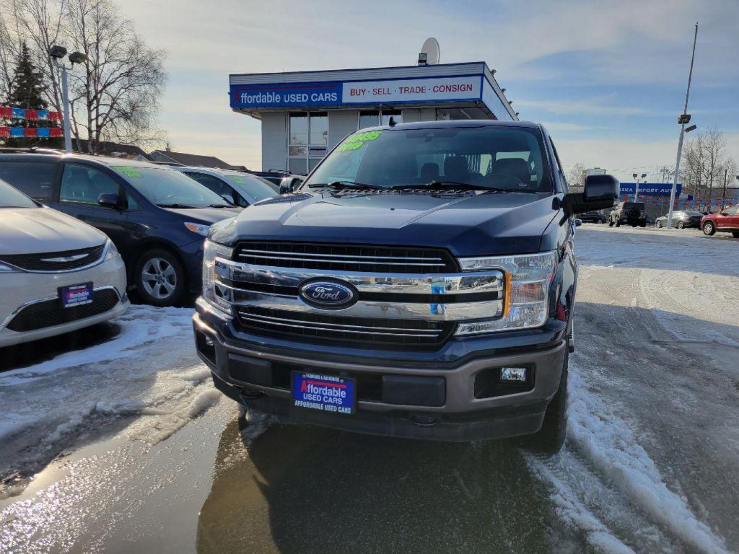 2019 BLUE FORD F150 SUPERCREW (1FTFW1E48KK) with an 3.5L engine, Automatic transmission, located at 929 East 8th Ave, Anchorage, AK, 99501, (907) 274-2277, 61.214783, -149.866074 - Photo#0