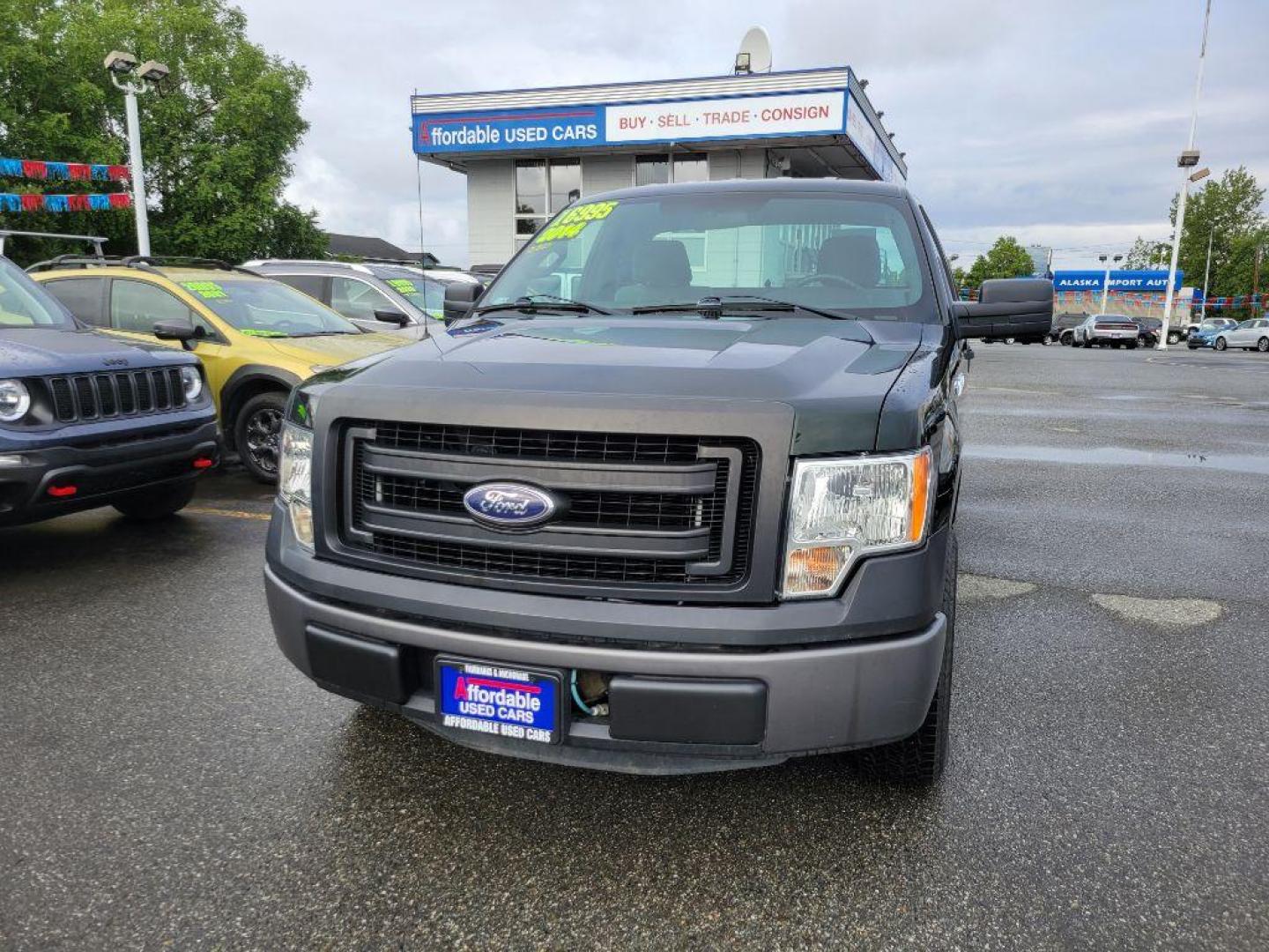 2014 GREEN FORD F150 XL (1FTMF1CM9EK) with an 3.7L engine, Automatic transmission, located at 929 East 8th Ave, Anchorage, AK, 99501, (907) 274-2277, 61.214783, -149.866074 - Photo#0