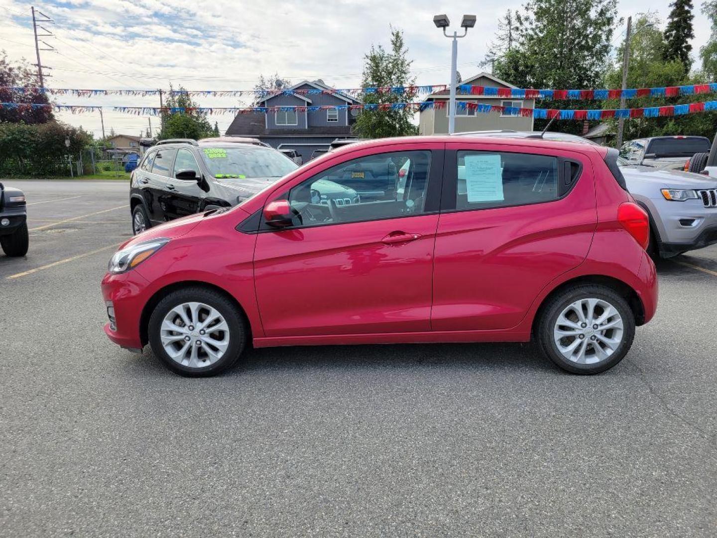 2020 RED CHEVROLET SPARK 1LT (KL8CD6SA6LC) with an 1.4L engine, Continuously Variable transmission, located at 929 East 8th Ave, Anchorage, AK, 99501, (907) 274-2277, 61.214783, -149.866074 - Photo#1