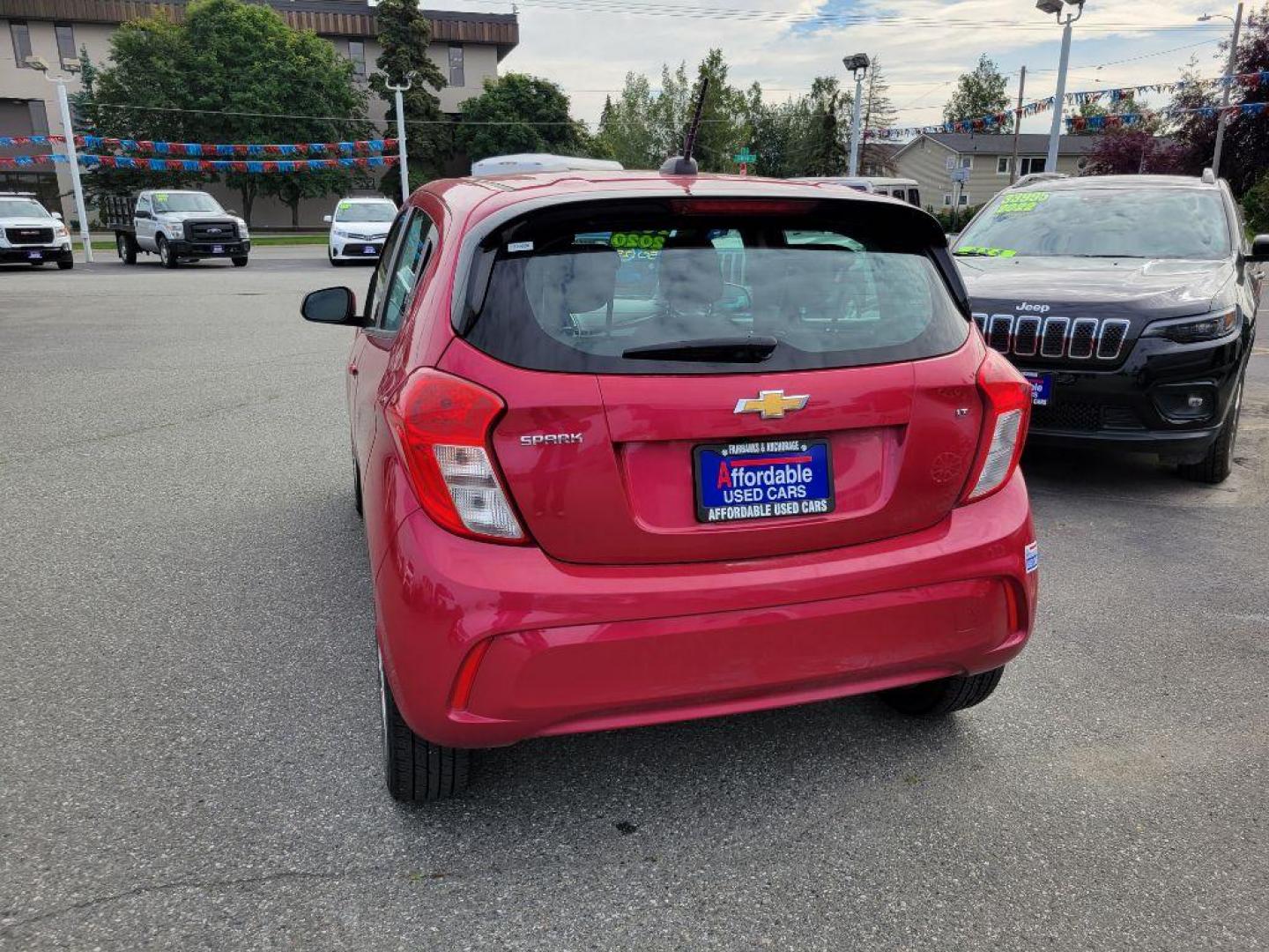 2020 RED CHEVROLET SPARK 1LT (KL8CD6SA6LC) with an 1.4L engine, Continuously Variable transmission, located at 929 East 8th Ave, Anchorage, AK, 99501, (907) 274-2277, 61.214783, -149.866074 - Photo#2