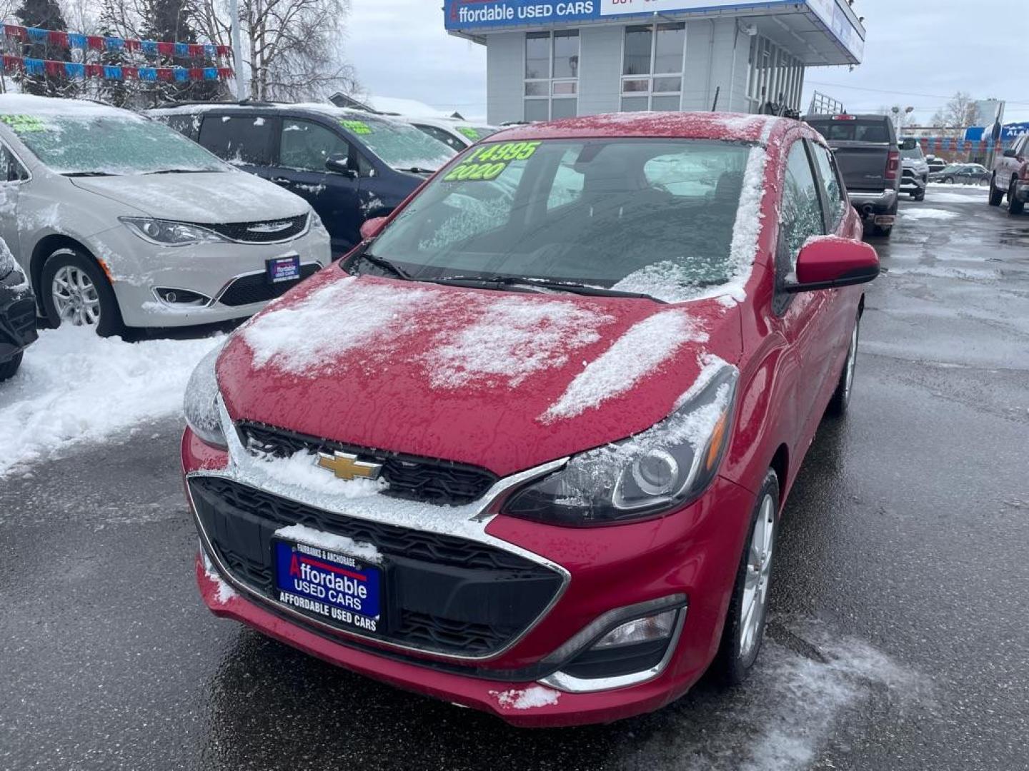 2020 RED CHEVROLET SPARK 1LT (KL8CD6SA6LC) with an 1.4L engine, Continuously Variable transmission, located at 929 East 8th Ave, Anchorage, AK, 99501, (907) 274-2277, 61.214783, -149.866074 - Photo#5