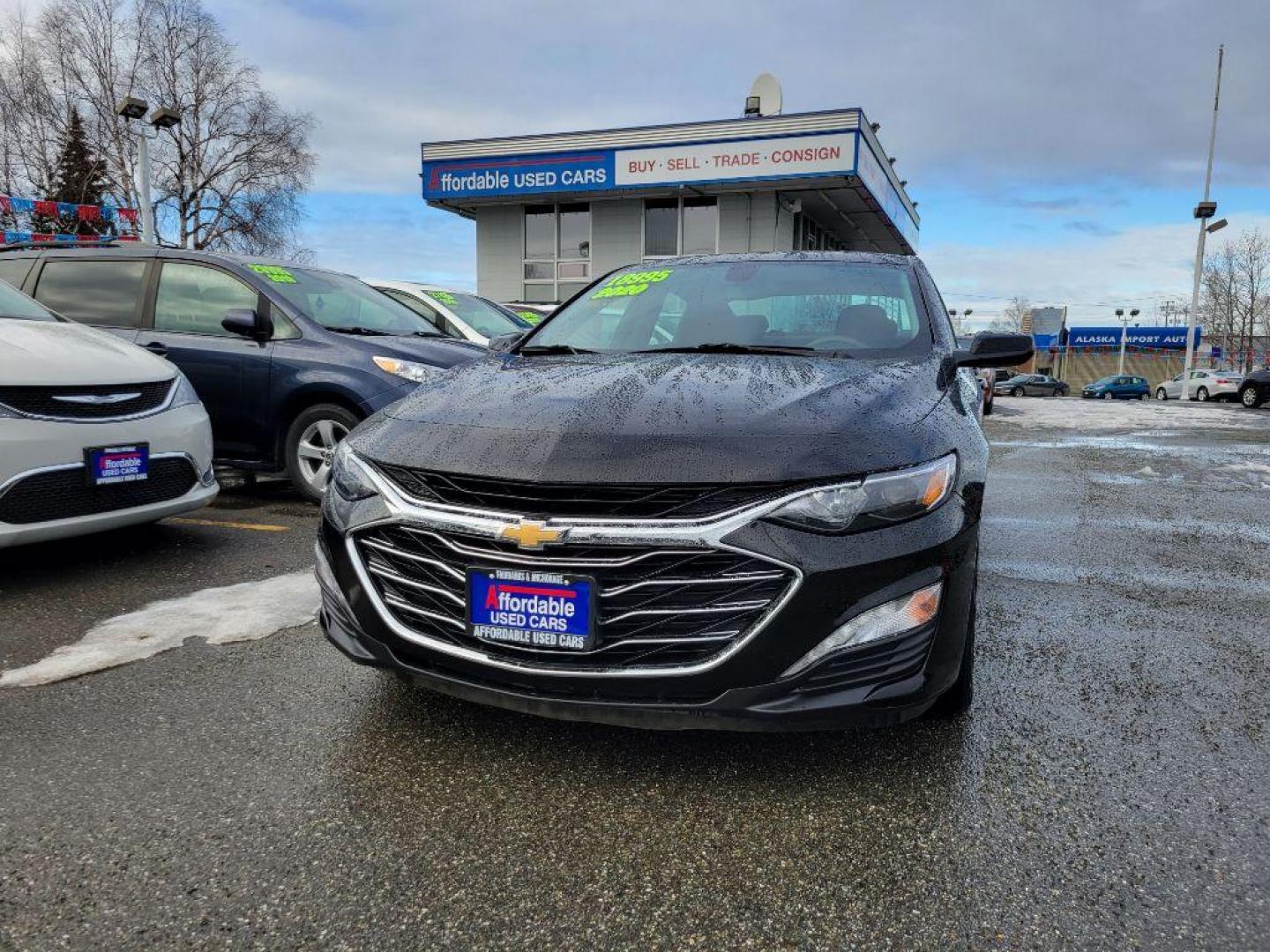 2020 BLACK CHEVROLET MALIBU LT (1G1ZD5ST3LF) with an 1.5L engine, Continuously Variable transmission, located at 929 East 8th Ave, Anchorage, AK, 99501, (907) 274-2277, 61.214783, -149.866074 - Photo#0