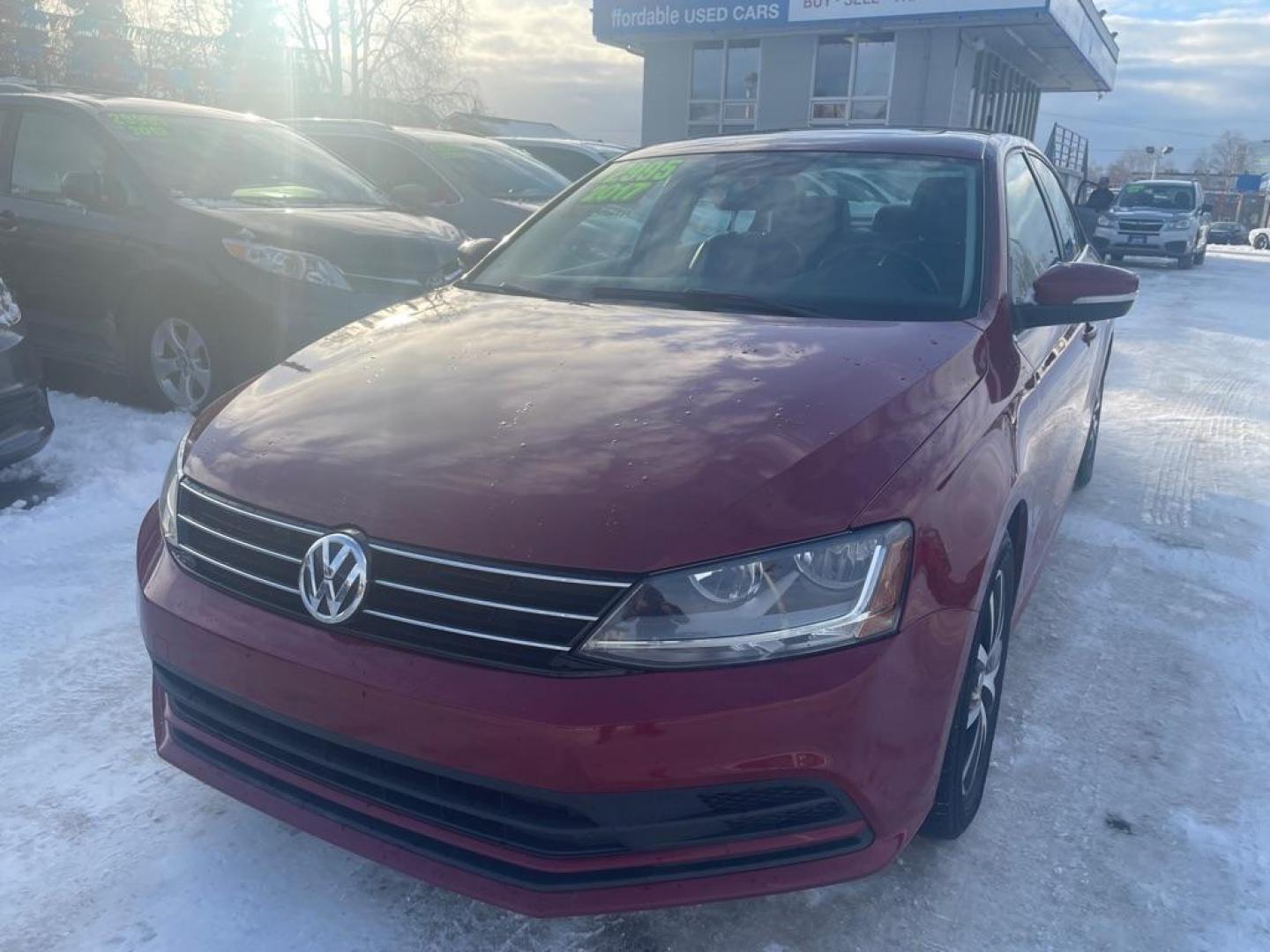 2017 RED VOLKSWAGEN JETTA SE (3VWB67AJ2HM) with an 1.4L engine, 5-Speed Manual transmission, located at 929 East 8th Ave, Anchorage, AK, 99501, (907) 274-2277, 61.214783, -149.866074 - Photo#0