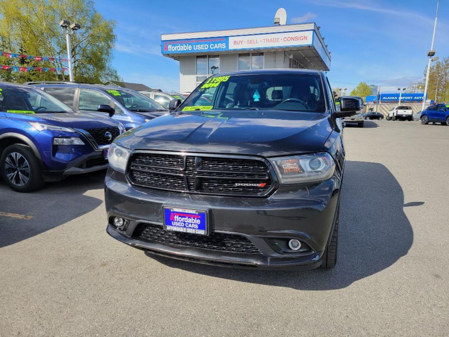 2014 BLACK DODGE DURANGO R/T (1C4SDJCT6EC) with an 5.7L engine, Automatic transmission, located at 929 East 8th Ave, Anchorage, AK, 99501, (907) 274-2277, 61.214783, -149.866074 - Photo#0