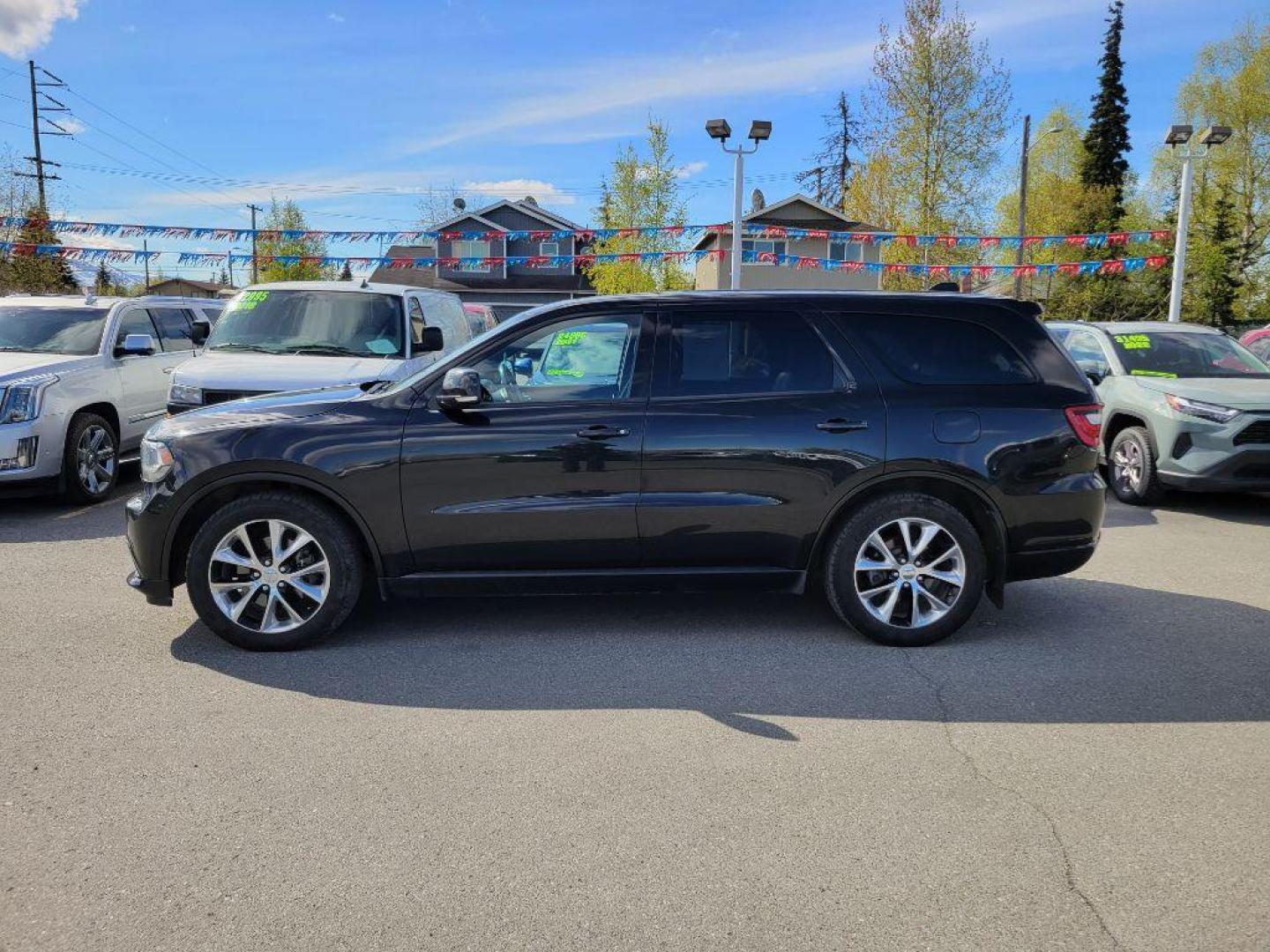 2014 BLACK DODGE DURANGO R/T (1C4SDJCT6EC) with an 5.7L engine, Automatic transmission, located at 929 East 8th Ave, Anchorage, AK, 99501, (907) 274-2277, 61.214783, -149.866074 - Photo#1