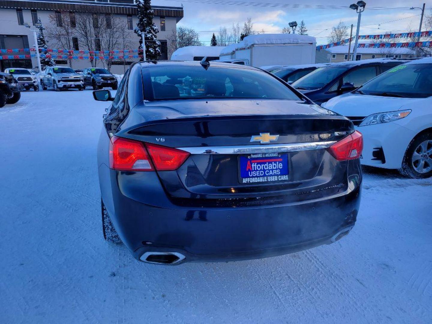 2019 BLUE CHEVROLET IMPALA PREMIER (2G1105S37K9) with an 3.6L engine, Automatic transmission, located at 929 East 8th Ave, Anchorage, AK, 99501, (907) 274-2277, 61.214783, -149.866074 - Photo#2