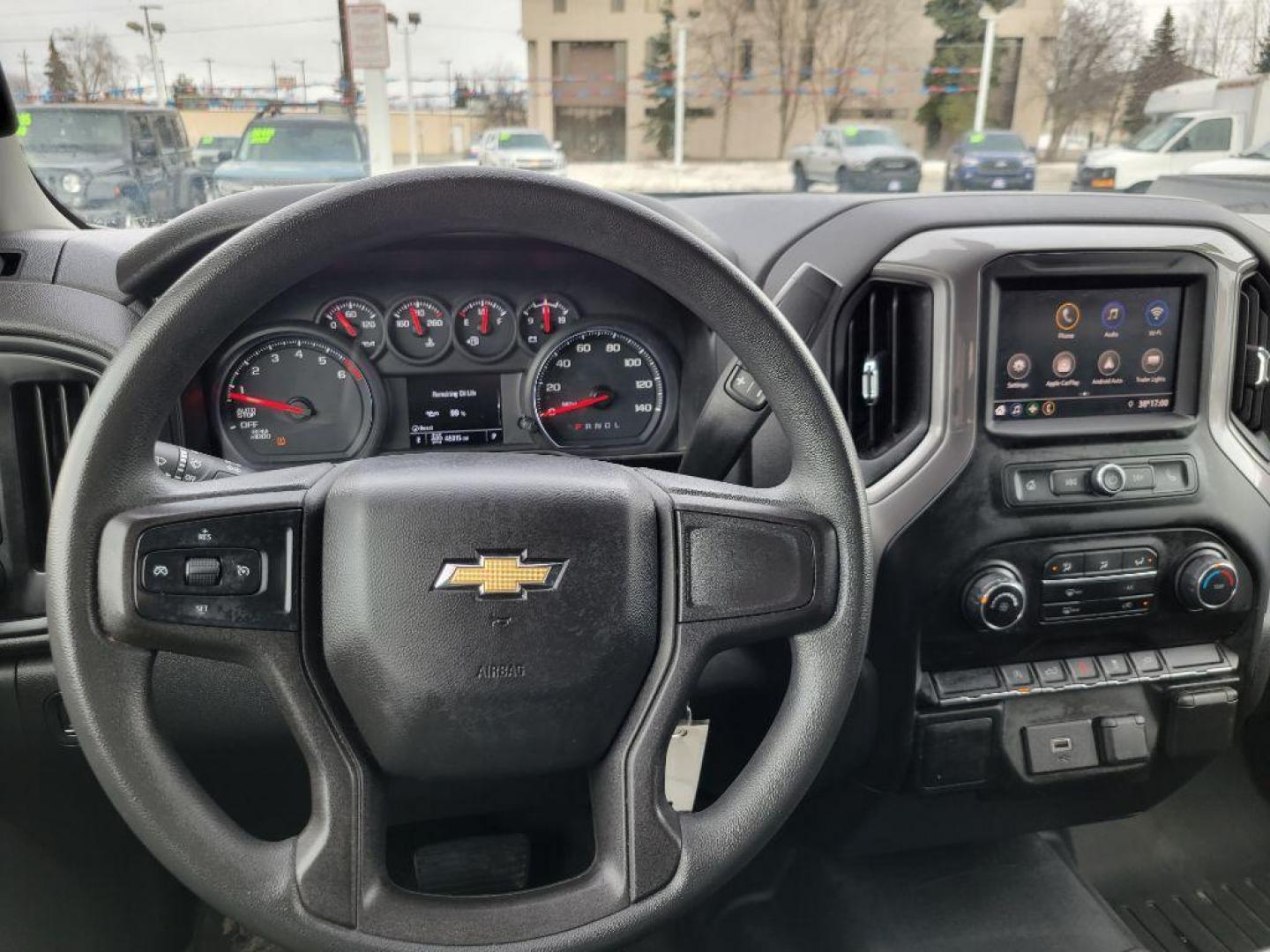 2020 BLACK CHEVROLET SILVERADO 1500 CUSTOM (3GCPYBEK7LG) with an 2.7L engine, Automatic transmission, located at 929 East 8th Ave, Anchorage, AK, 99501, (907) 274-2277, 61.214783, -149.866074 - Photo#4