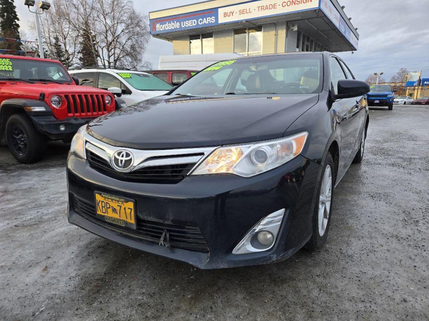 2014 BLUE TOYOTA CAMRY L (4T4BF1FK4ER) with an 2.5L engine, Automatic transmission, located at 929 East 8th Ave, Anchorage, AK, 99501, (907) 274-2277, 61.214783, -149.866074 - Photo#0