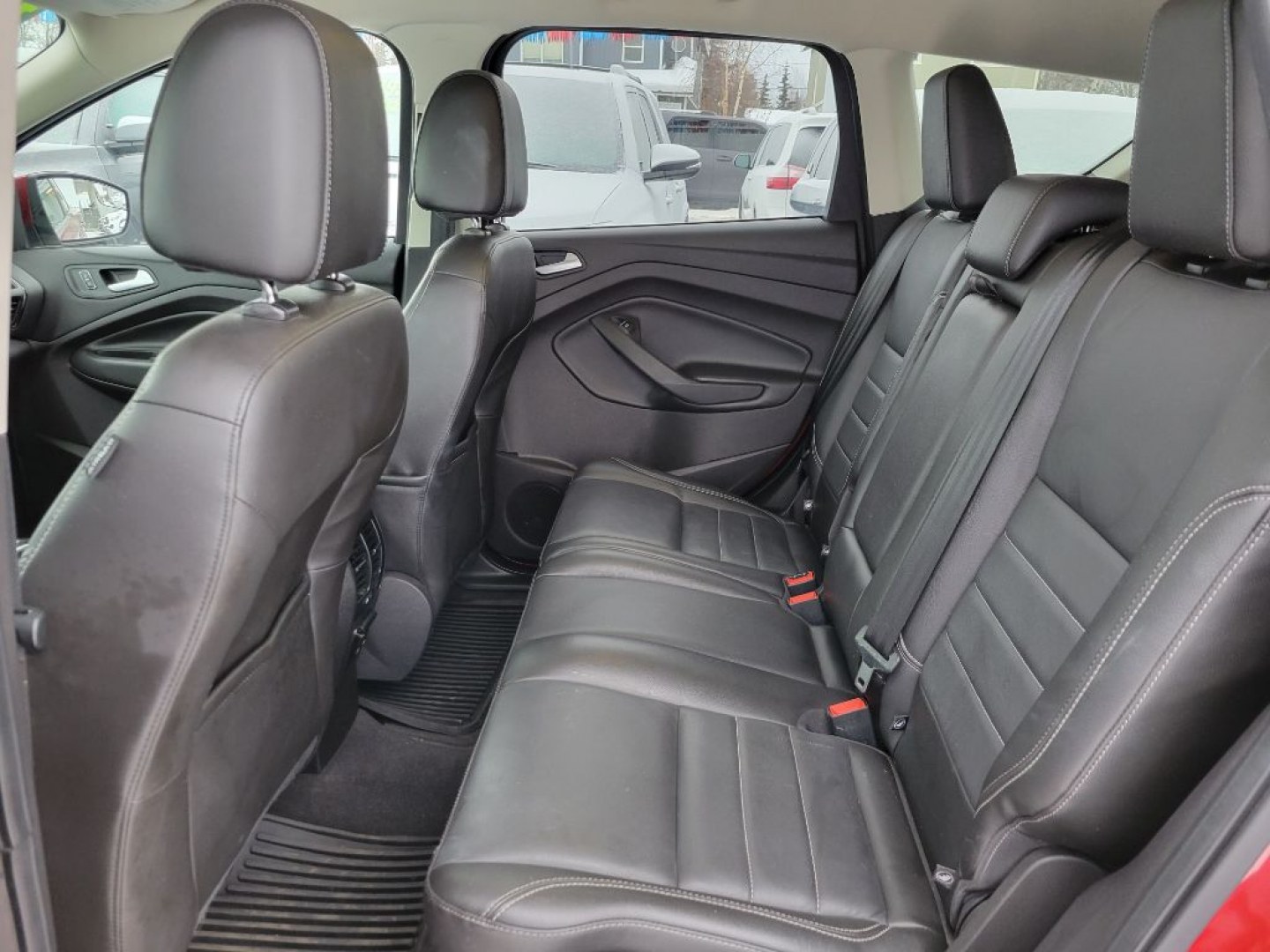 2015 RED FORD ESCAPE TITANIUM (1FMCU9JX9FU) with an 1.6L engine, Automatic transmission, located at 929 East 8th Ave, Anchorage, AK, 99501, (907) 274-2277, 61.214783, -149.866074- Photo#3