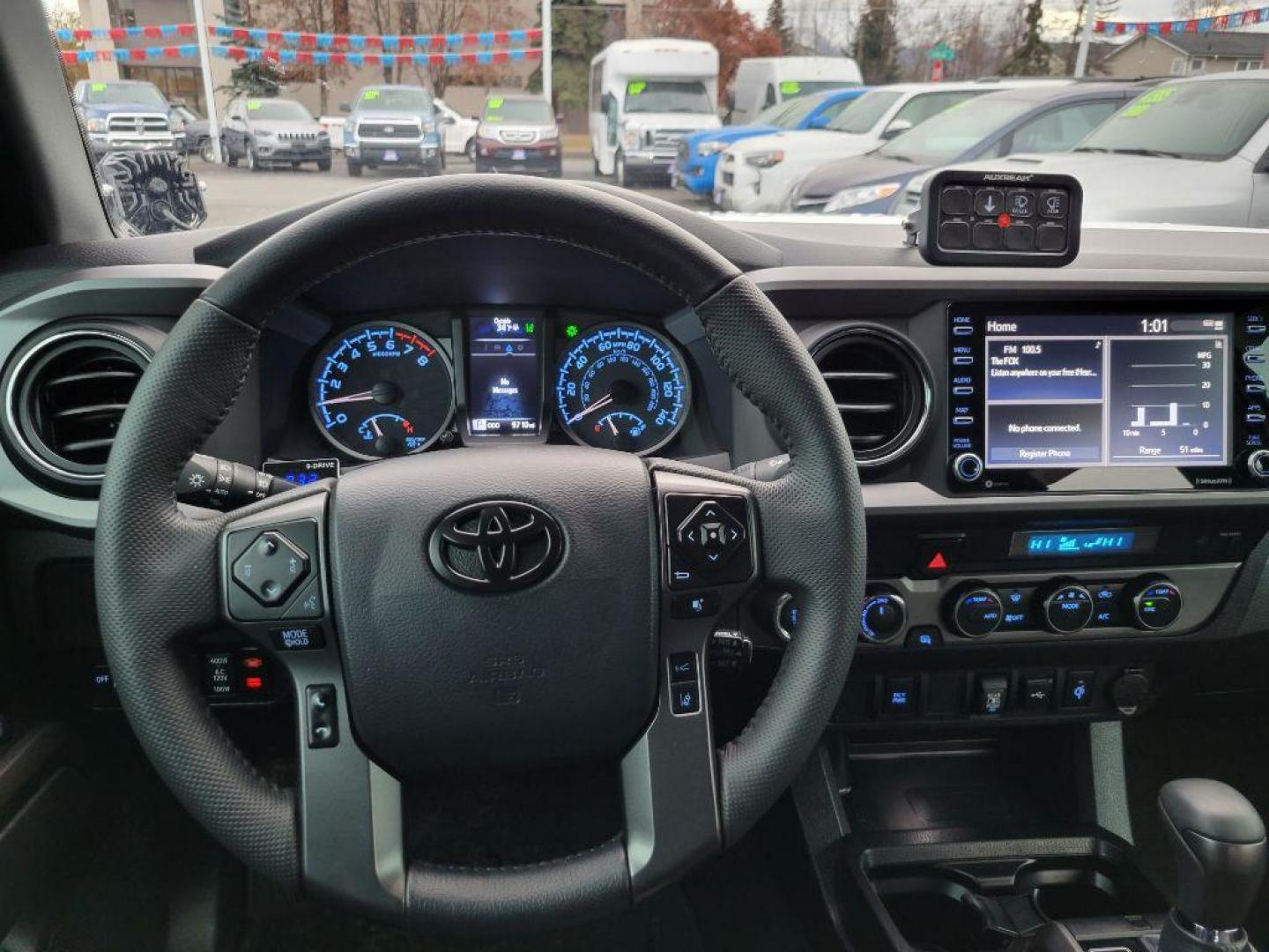 2023 WHITE TOYOTA TACOMA TRD DOUBLE CAB (3TMCZ5AN0PM) with an 3.5L engine, Automatic transmission, located at 929 East 8th Ave, Anchorage, AK, 99501, (907) 274-2277, 61.214783, -149.866074 - Photo#3