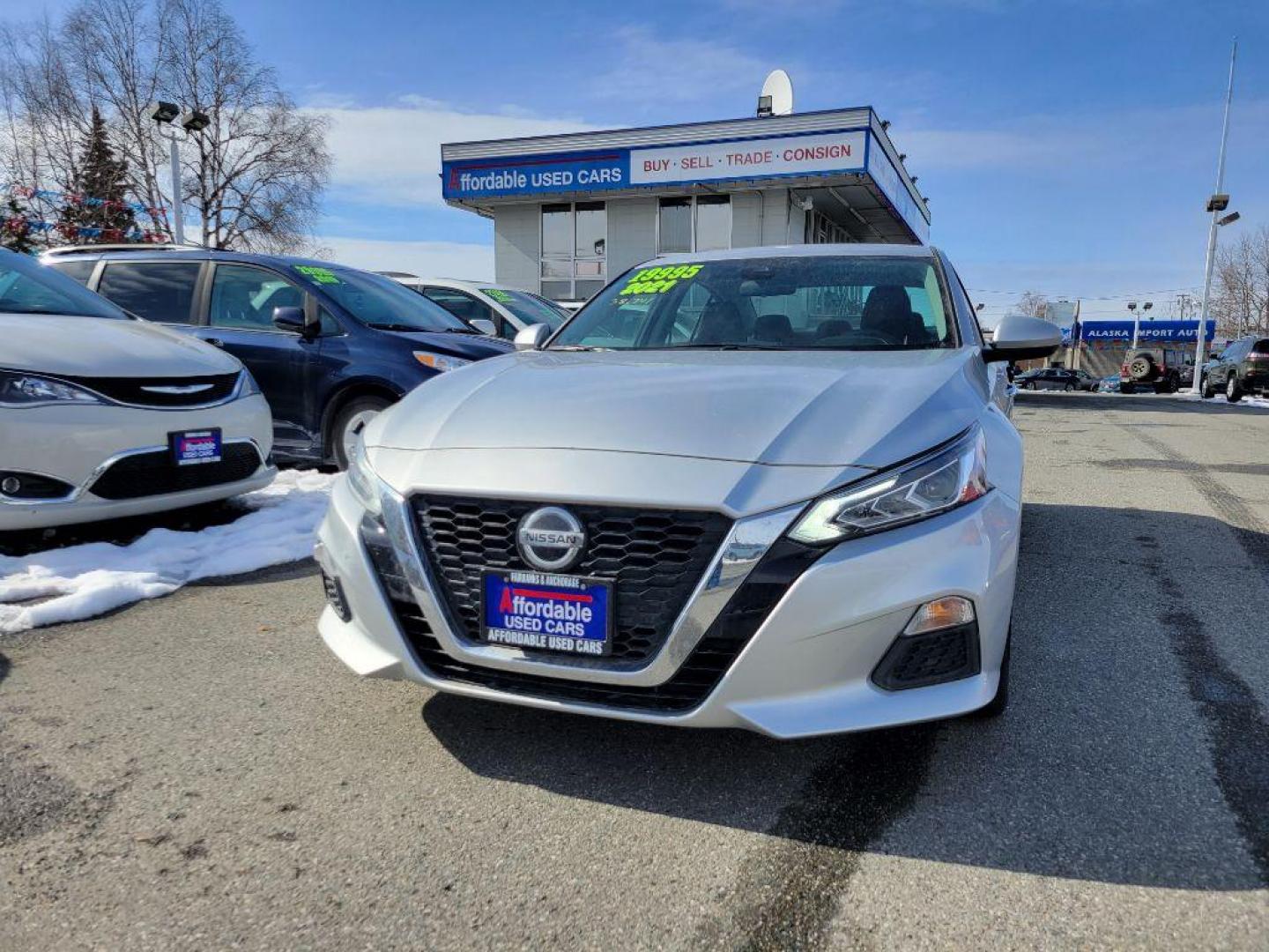 2021 SILVER NISSAN ALTIMA SV SV (1N4BL4DVXMN) with an 2.5L engine, Continuously Variable transmission, located at 929 East 8th Ave, Anchorage, AK, 99501, (907) 274-2277, 61.214783, -149.866074 - Photo#0