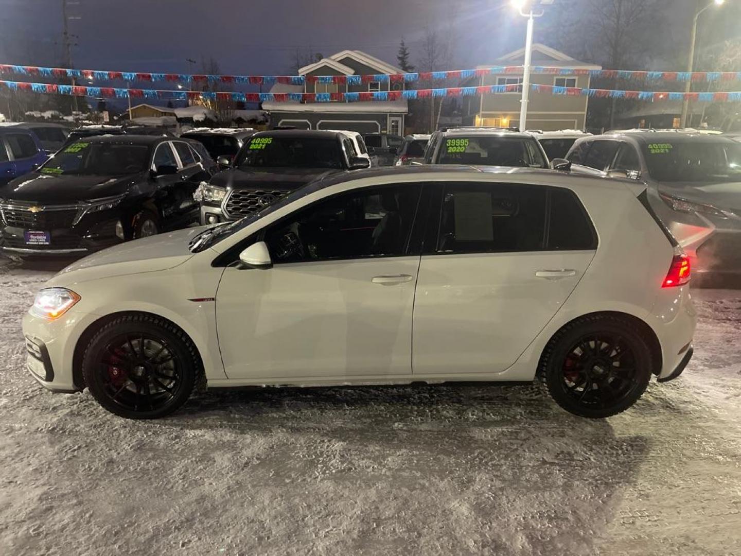 2019 WHITE VOLKSWAGEN GTI S (3VW6T7AU9KM) with an 2.0L engine, Automatic transmission, located at 929 East 8th Ave, Anchorage, AK, 99501, (907) 274-2277, 61.214783, -149.866074 - Photo#1