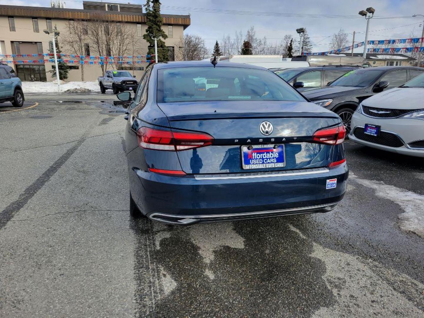 2021 BLUE VOLKSWAGEN PASSAT SE (1VWSA7A3XMC) with an 2.0L engine, Automatic transmission, located at 929 East 8th Ave, Anchorage, AK, 99501, (907) 274-2277, 61.214783, -149.866074 - Photo#2