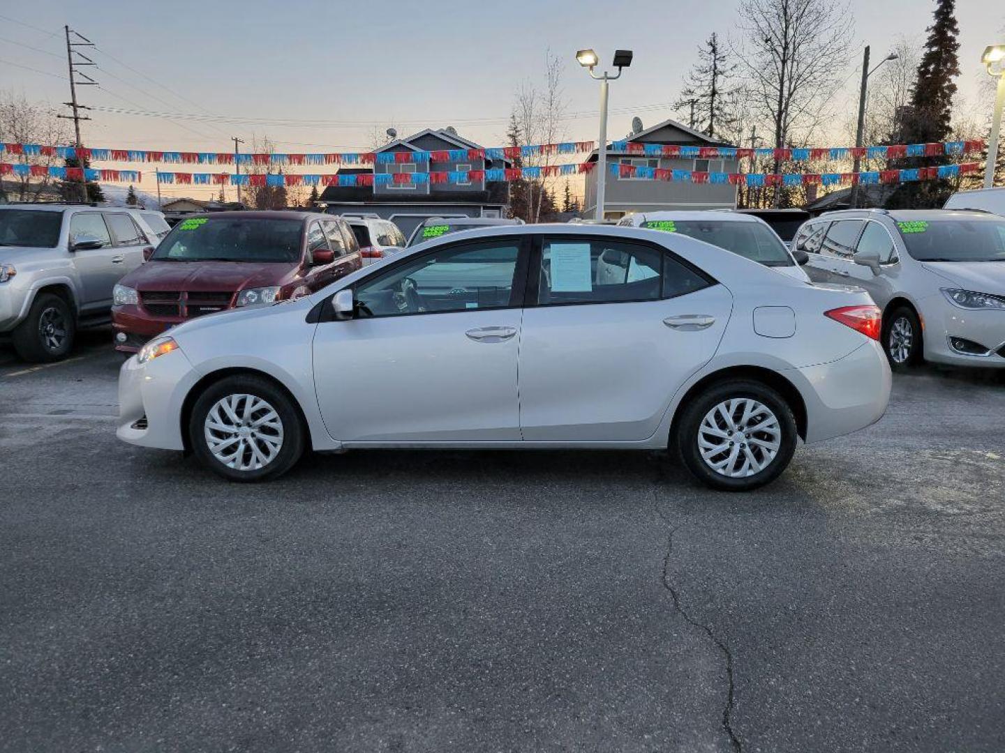 2018 SILVER TOYOTA COROLLA LE (2T1BURHE7JC) with an 1.8L engine, Continuously Variable transmission, located at 929 East 8th Ave, Anchorage, AK, 99501, (907) 274-2277, 61.214783, -149.866074 - Photo#1