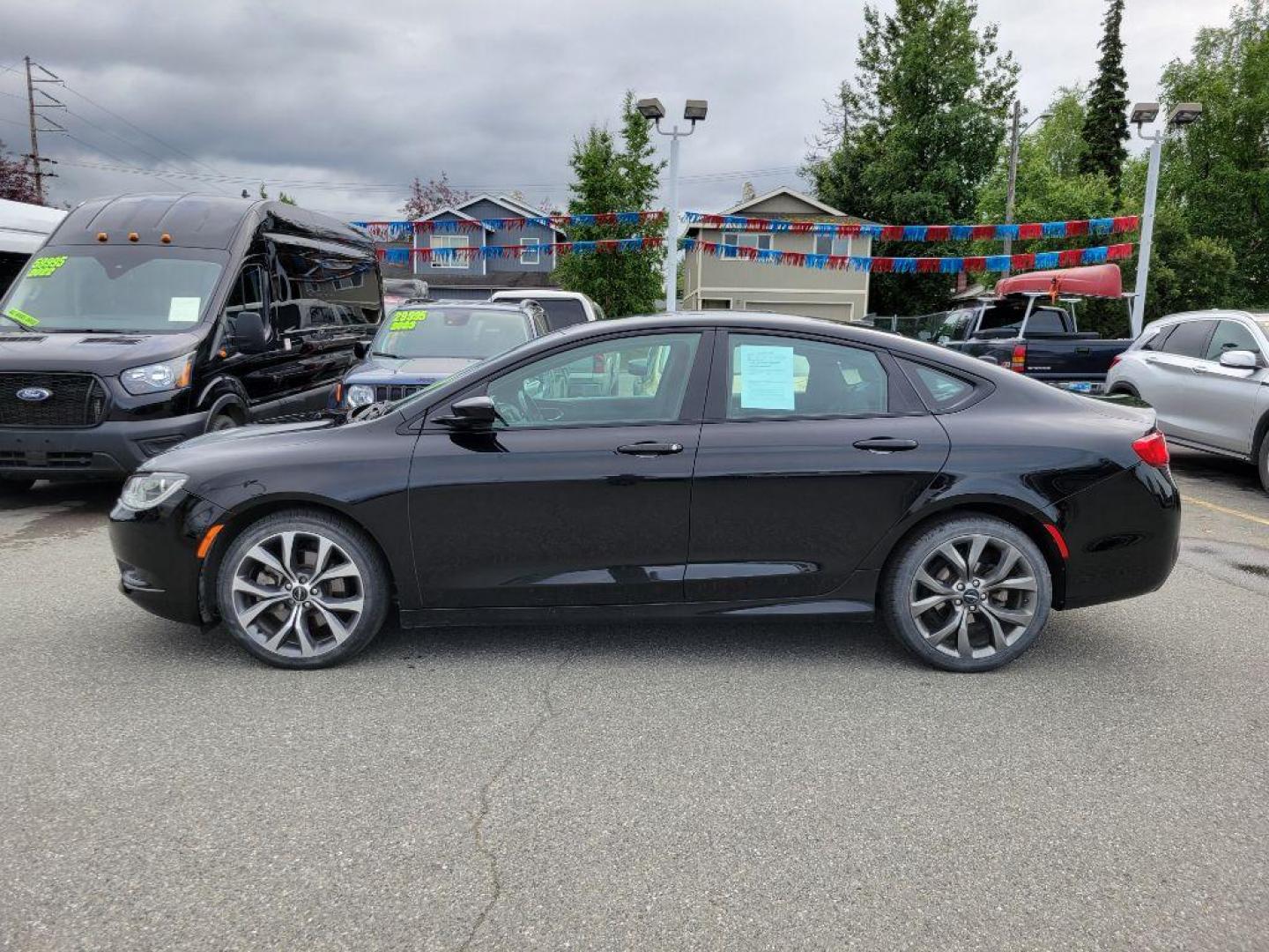 2015 BLACK CHRYSLER 200 S (1C3CCCDG3FN) with an 3.6L engine, Automatic transmission, located at 929 East 8th Ave, Anchorage, AK, 99501, (907) 274-2277, 61.214783, -149.866074 - Photo#2