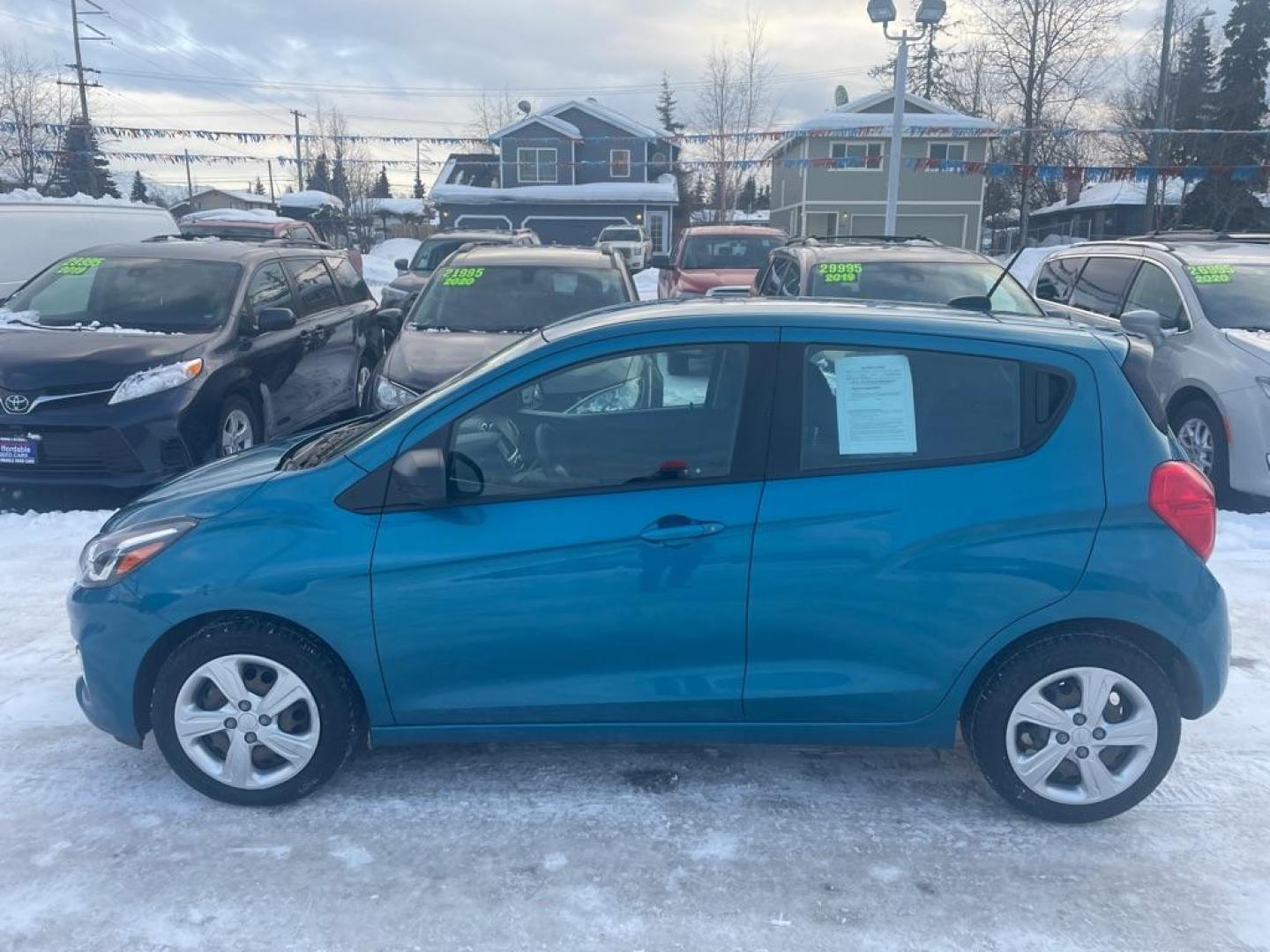 2020 BLUE CHEVROLET SPARK LS (KL8CB6SA6LC) with an 1.4L engine, Continuously Variable transmission, located at 929 East 8th Ave, Anchorage, AK, 99501, (907) 274-2277, 61.214783, -149.866074 - Photo#1