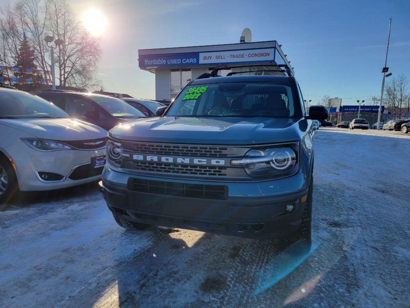 2022 BLUE FORD BRONCO SPORT BADLANDS (3FMCR9D91NR) with an 2.0L engine, Automatic transmission, located at 929 East 8th Ave, Anchorage, AK, 99501, (907) 274-2277, 61.214783, -149.866074 - Photo#0