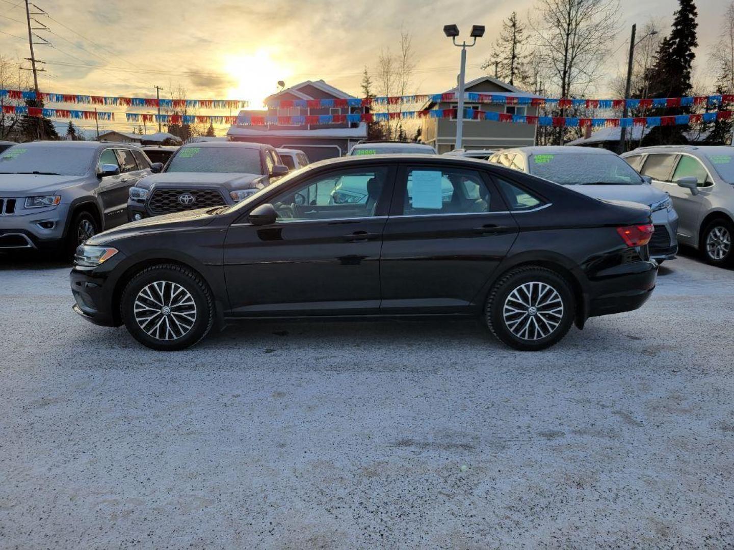 2019 BLACK VOLKSWAGEN JETTA SE (3VWC57BU7KM) with an 1.4L engine, Automatic transmission, located at 929 East 8th Ave, Anchorage, AK, 99501, (907) 274-2277, 61.214783, -149.866074 - Photo#1