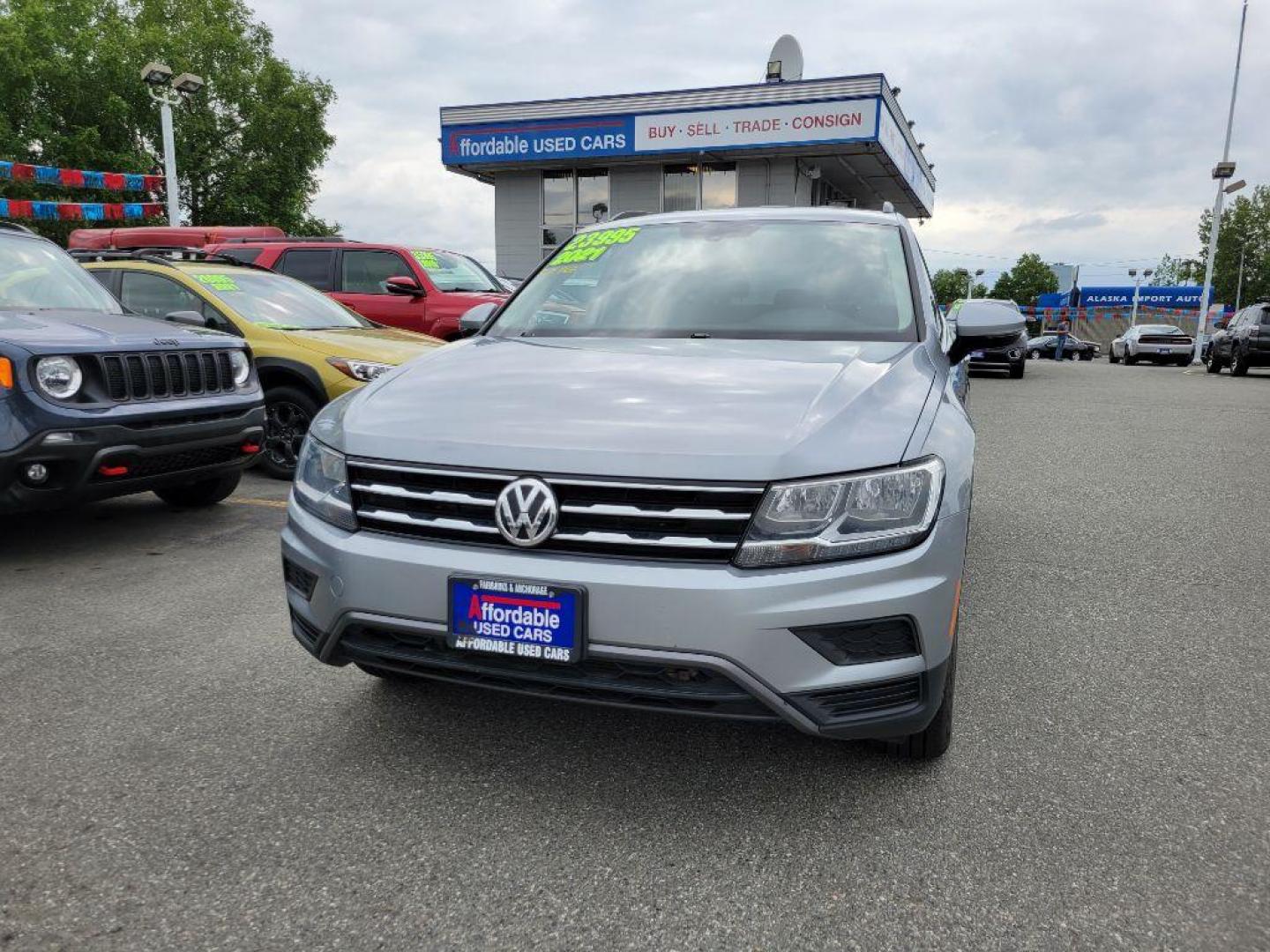 2021 SILVER VOLKSWAGEN TIGUAN SE (3VV2B7AX4MM) with an 2.0L engine, Automatic transmission, located at 929 East 8th Ave, Anchorage, AK, 99501, (907) 274-2277, 61.214783, -149.866074 - Photo#0