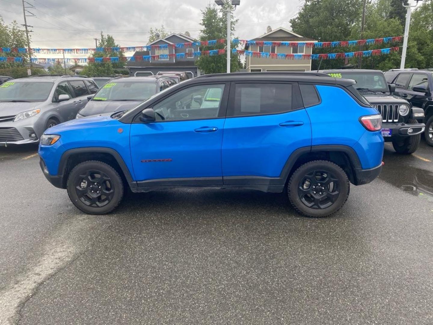 2023 BLUE JEEP COMPASS TRAILHAWK (3C4NJDDN6PT) with an 2.0L engine, Automatic transmission, located at 929 East 8th Ave, Anchorage, AK, 99501, (907) 274-2277, 61.214783, -149.866074 - Photo#1