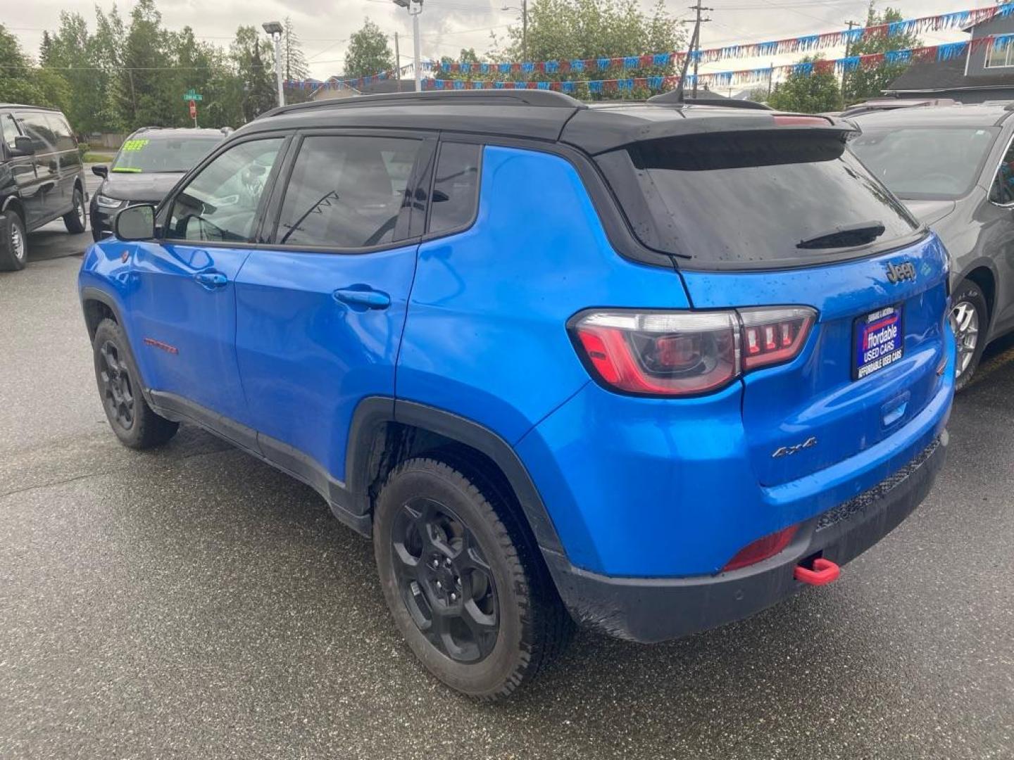 2023 BLUE JEEP COMPASS TRAILHAWK (3C4NJDDN6PT) with an 2.0L engine, Automatic transmission, located at 929 East 8th Ave, Anchorage, AK, 99501, (907) 274-2277, 61.214783, -149.866074 - Photo#2