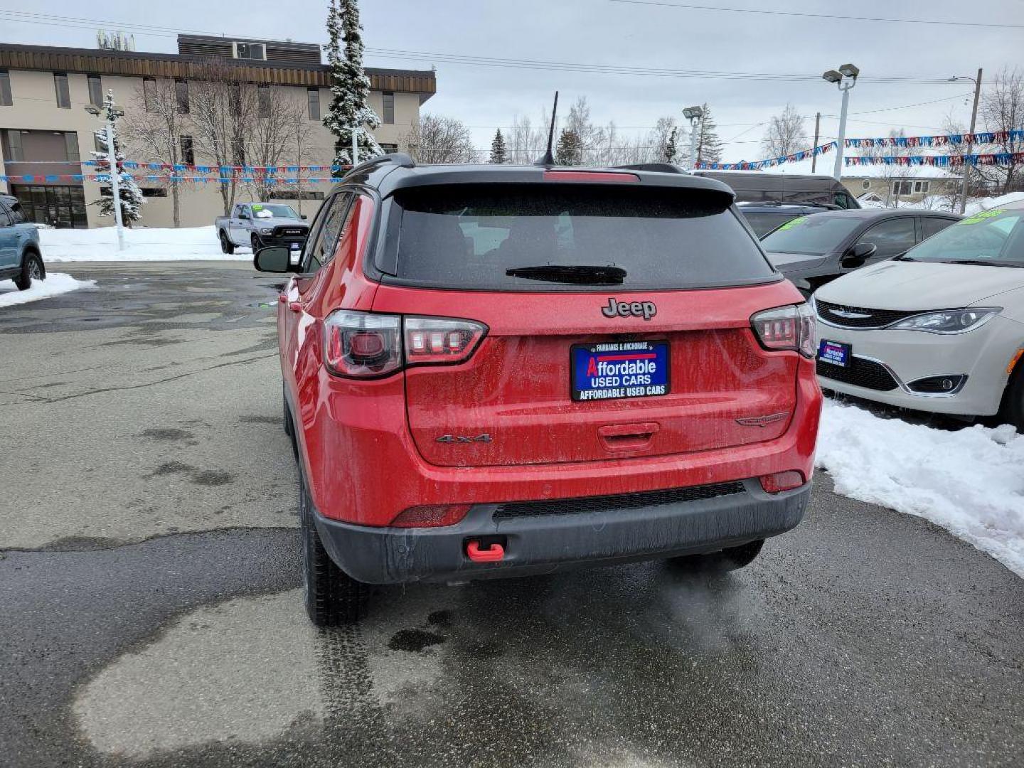 2023 RED JEEP COMPASS TRAILHAWK (3C4NJDDN0PT) with an 2.0L engine, Automatic transmission, located at 929 East 8th Ave, Anchorage, AK, 99501, (907) 274-2277, 61.214783, -149.866074 - Photo#2