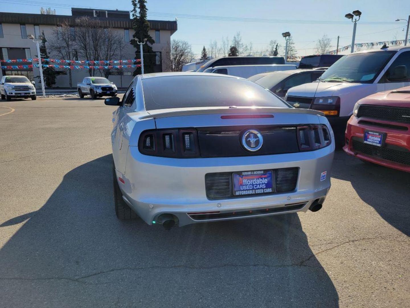 2013 SILVER FORD MUSTANG (1ZVBP8AM5D5) with an 3.7L engine, 6-Speed Manual transmission, located at 929 East 8th Ave, Anchorage, AK, 99501, (907) 274-2277, 61.214783, -149.866074 - Photo#2