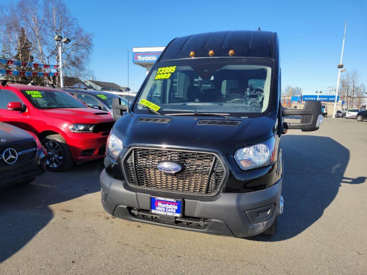 2023 BLACK FORD TRANSIT T-350 HD (1FDVU5XG7PK) with an 3.5L engine, Automatic transmission, located at 929 East 8th Ave, Anchorage, AK, 99501, (907) 274-2277, 61.214783, -149.866074 - Photo#0