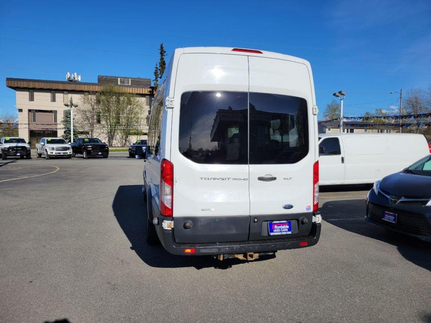 2015 WHITE FORD TRANSIT T-350 HD (1FBVU4XG4FK) with an 3.5L engine, Automatic transmission, located at 929 East 8th Ave, Anchorage, AK, 99501, (907) 274-2277, 61.214783, -149.866074 - Photo#2