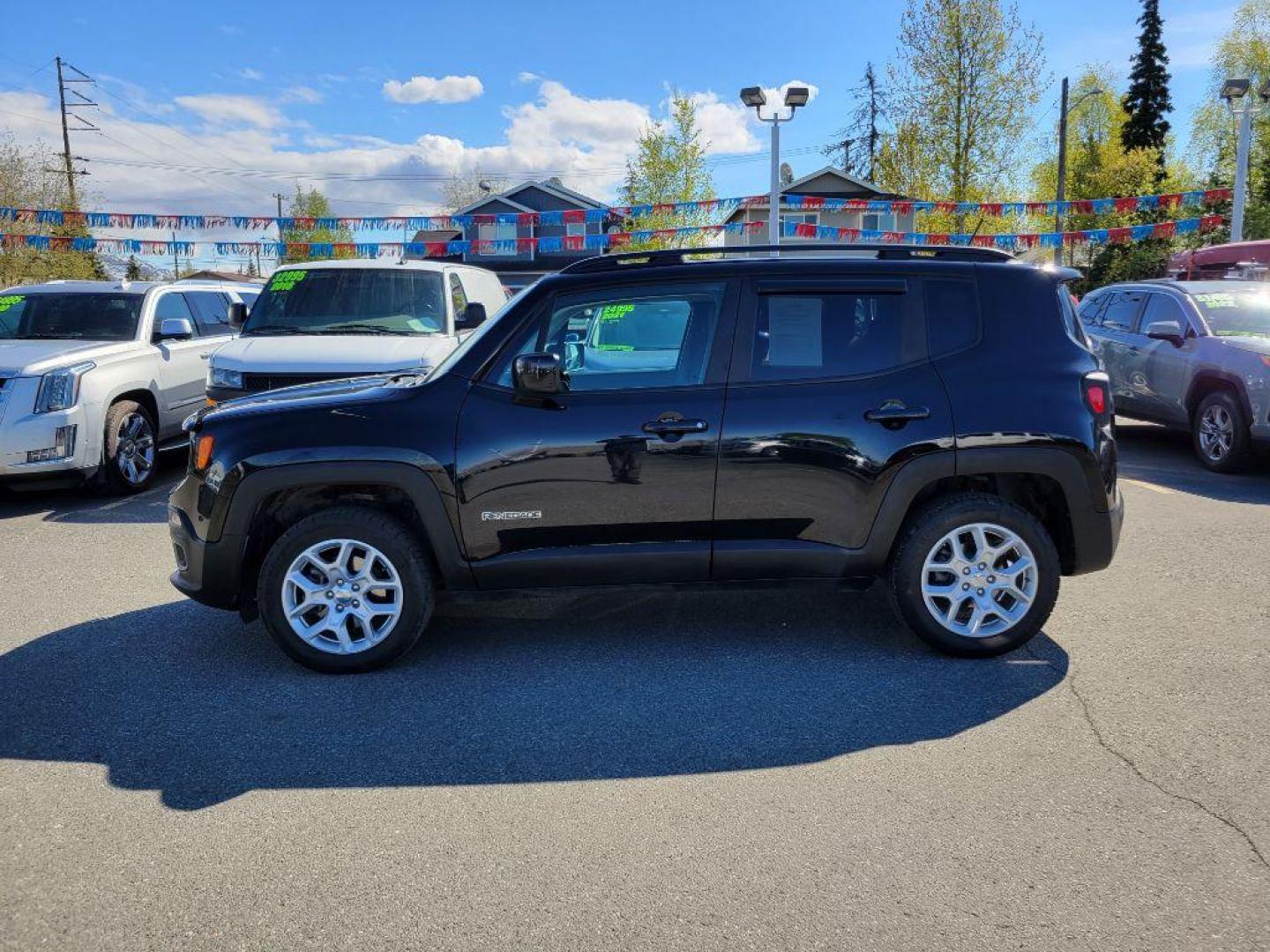 2017 BLACK JEEP RENEGADE LATITUDE (ZACCJBBB4HP) with an 2.4L engine, Automatic transmission, located at 929 East 8th Ave, Anchorage, AK, 99501, (907) 274-2277, 61.214783, -149.866074 - Photo#1