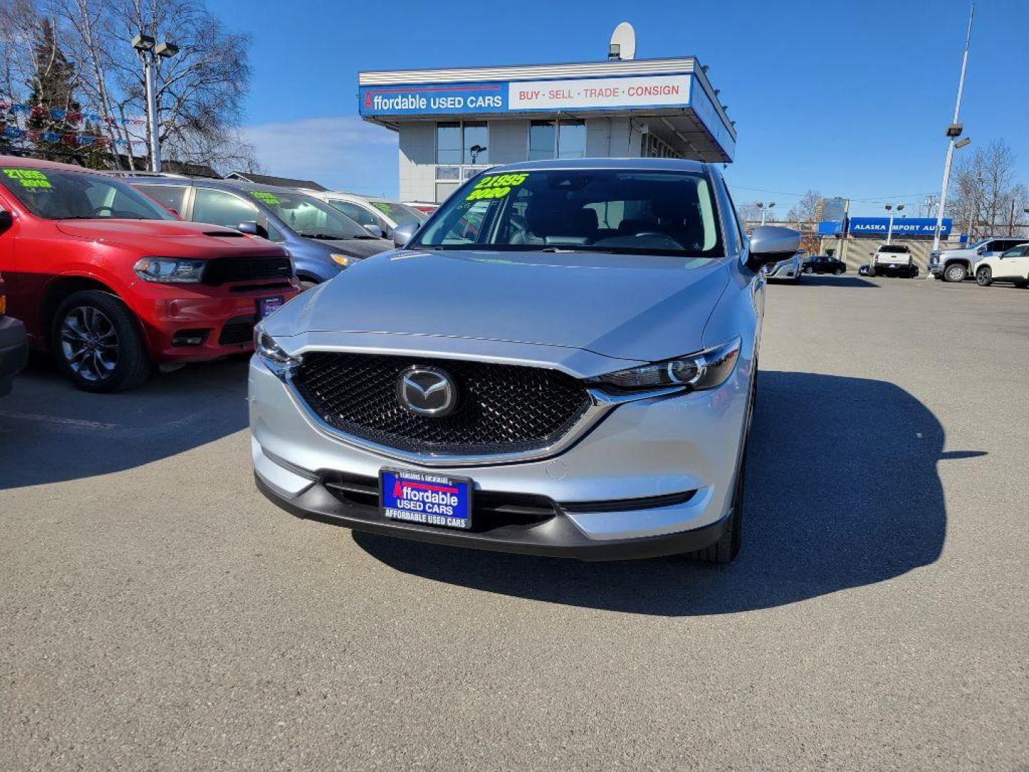 2020 SILVER MAZDA CX-5 TOURING (JM3KFBCM1L0) with an 2.5L engine, Automatic transmission, located at 929 East 8th Ave, Anchorage, AK, 99501, (907) 274-2277, 61.214783, -149.866074 - Photo#0