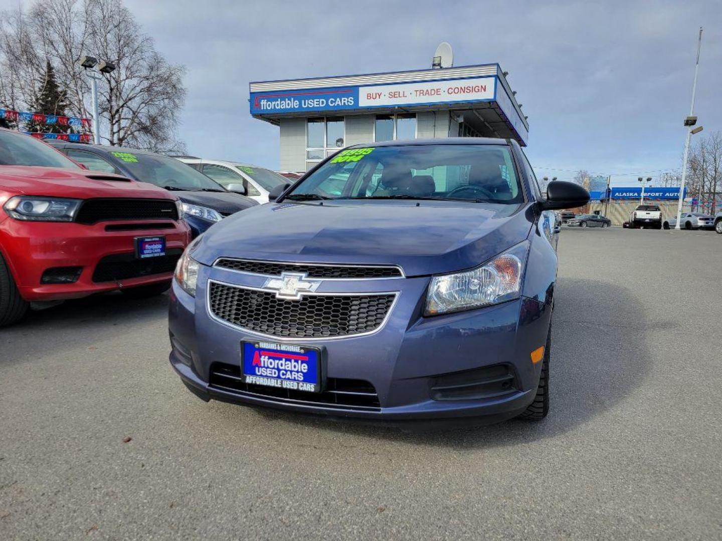 2014 BLUE CHEVROLET CRUZE LS (1G1PB5SH2E7) with an 1.8L engine, 6-Speed Manual transmission, located at 929 East 8th Ave, Anchorage, AK, 99501, (907) 274-2277, 61.214783, -149.866074 - Photo#0